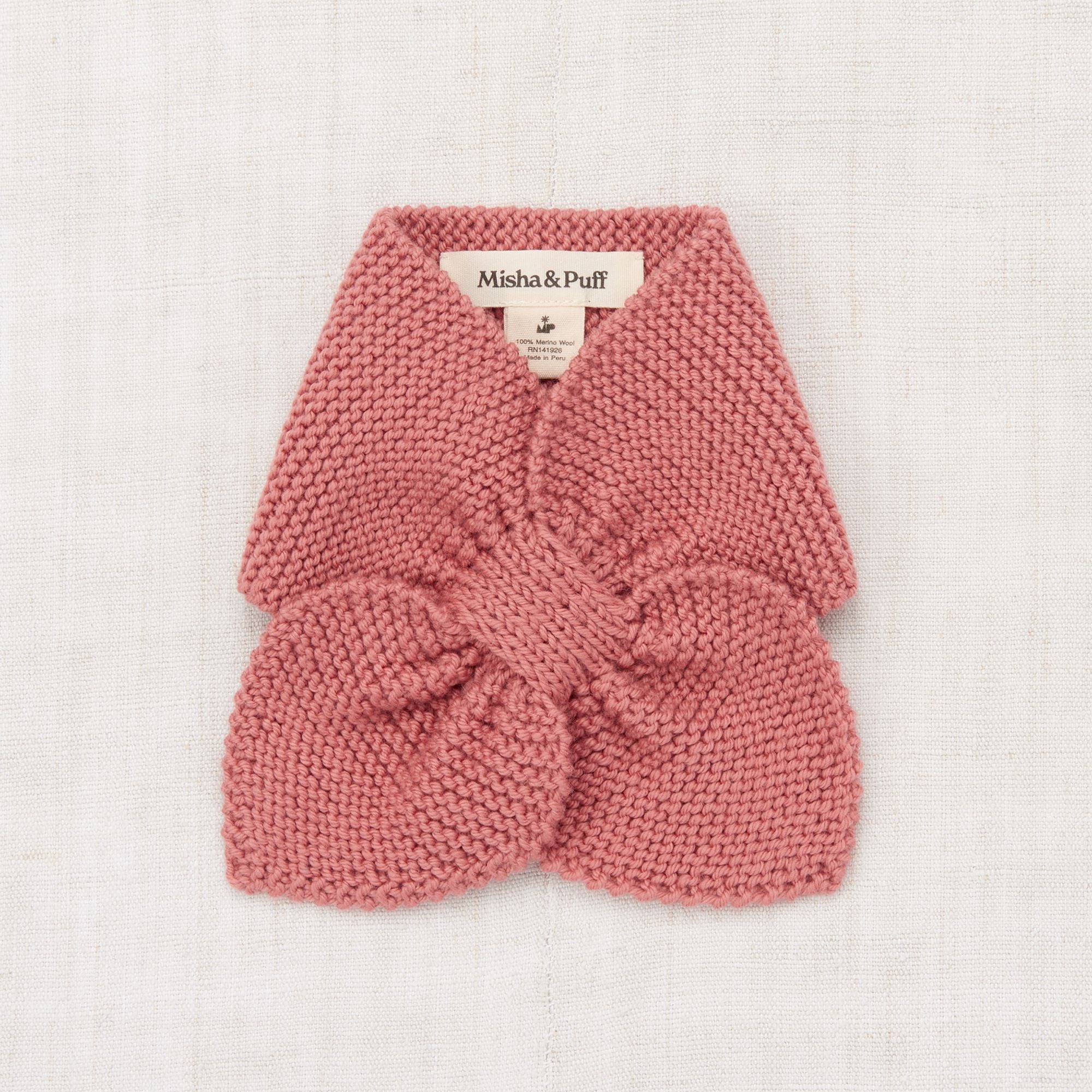 Misha & Puff-Sledding Scarf Rosewood