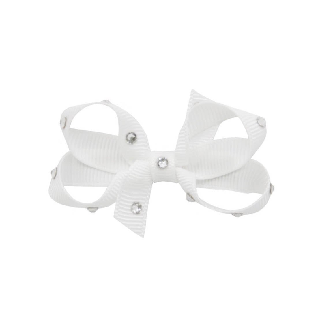 Olilia-Small Classic Bow-White