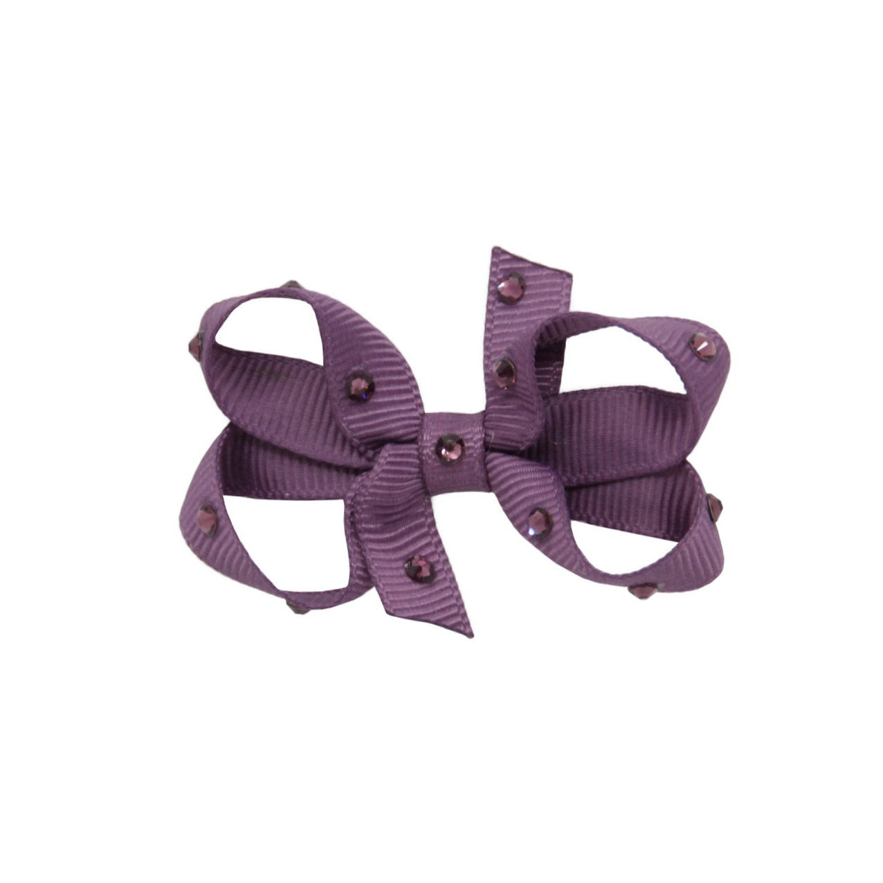 Olilia-Small Classic Bow-Amethyst