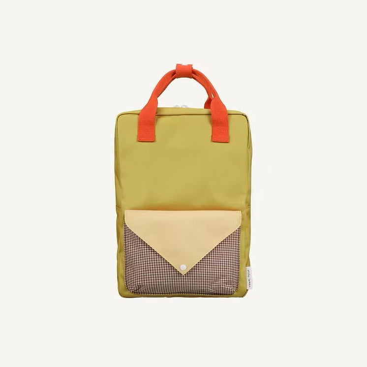 Sticky Lemon backpack large | lemon tree | envelope | bookworm green
