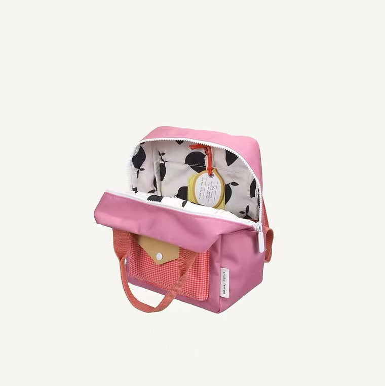 Sticky Lemon backpack small | lemon tree | envelope | rosebay pink