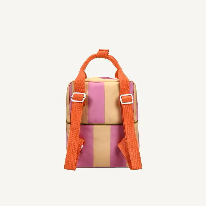 Sticky Lemon backpack small | lemon tree | stripes | rosebay pink + apple juice