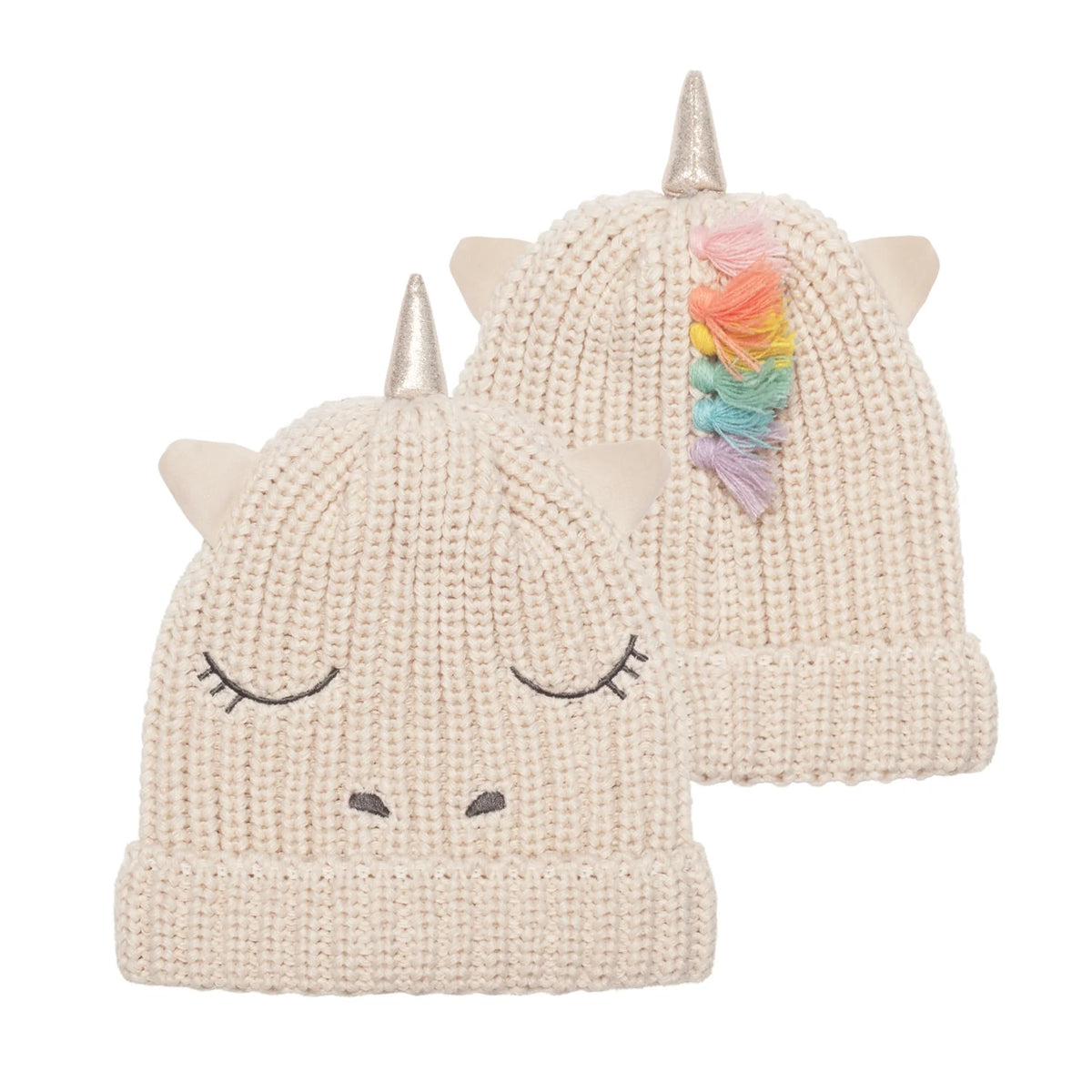 Rockahula Kids-Rainbow Unicorn Knitted Hat