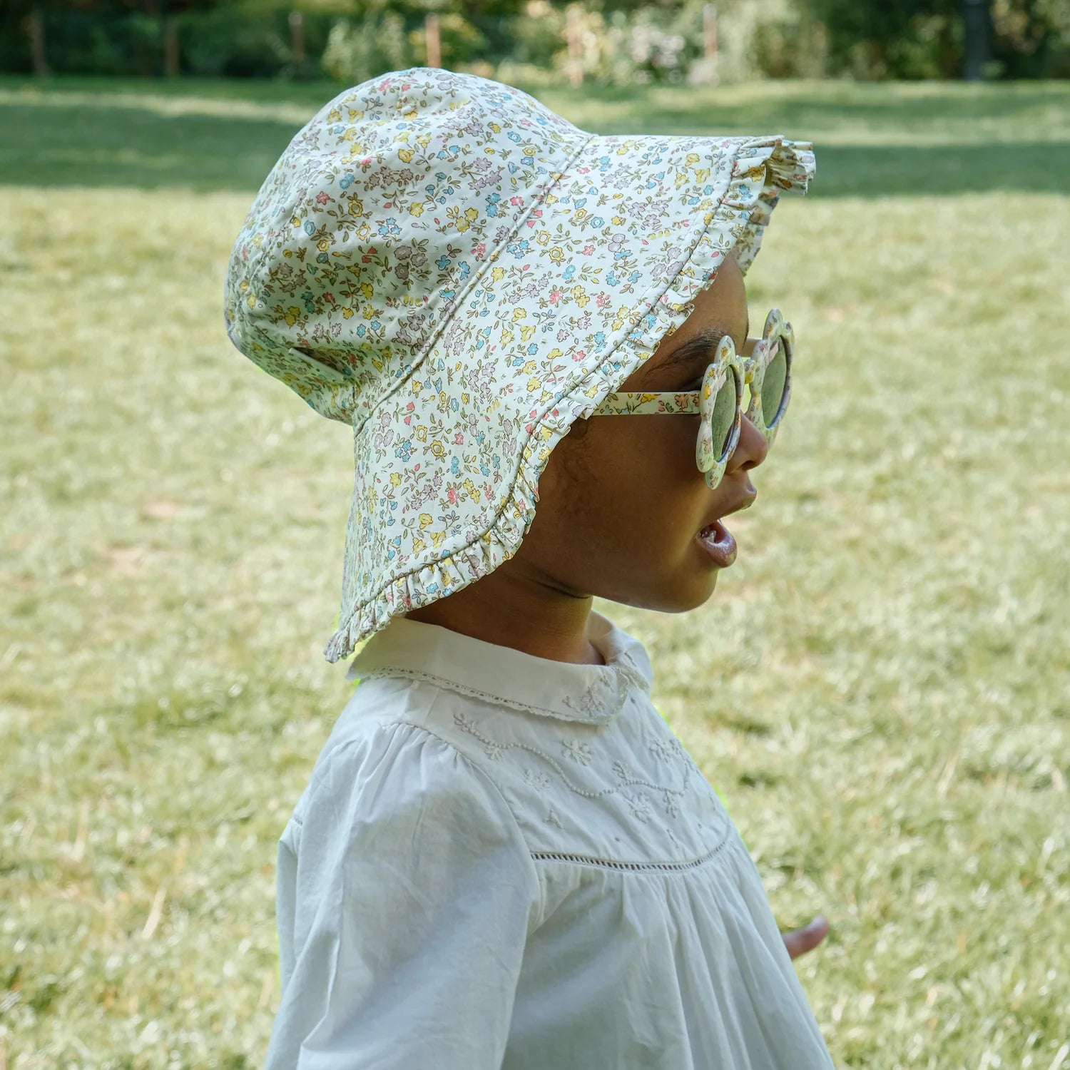 Rockahula Kids-Petal Ruffle Reversible Sun Hat
