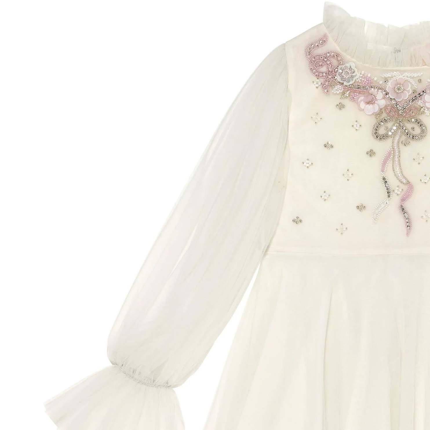 Tutu Du Monde-Hol25 Rosy Ribbons Tulle Dress