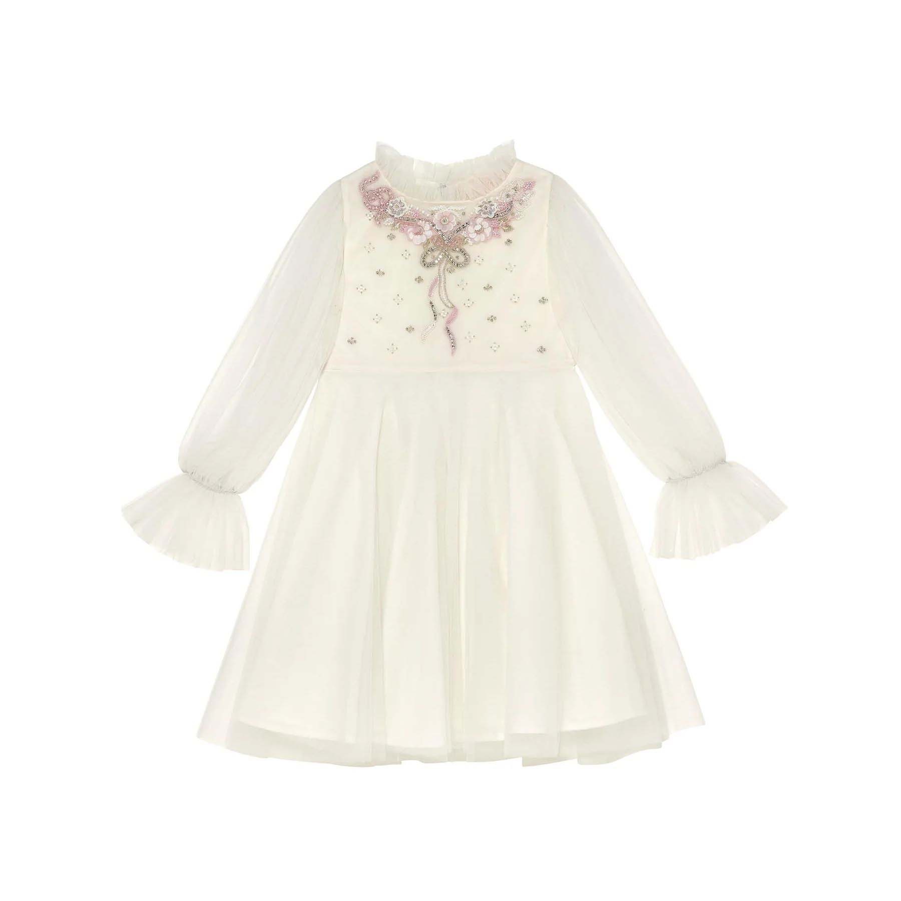 Tutu Du Monde-Hol25 Rosy Ribbons Tulle Dress