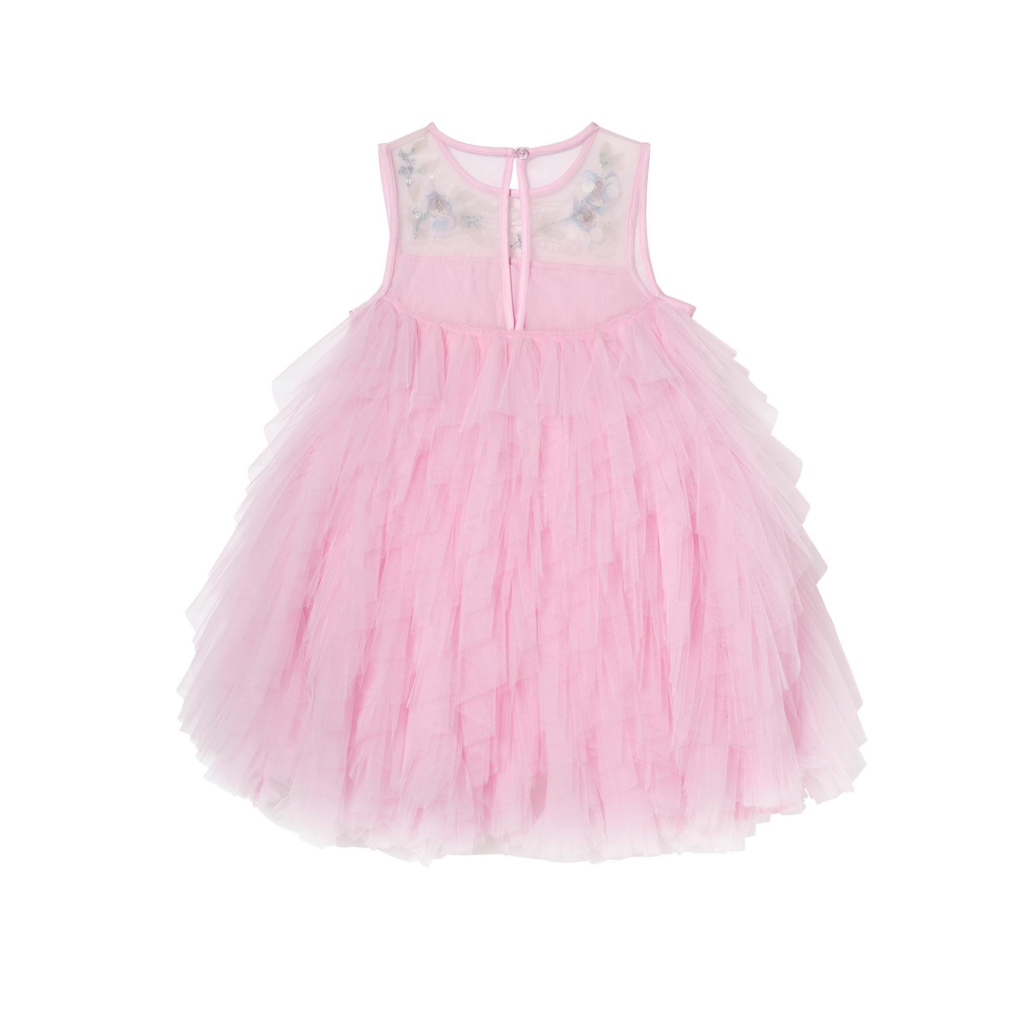Tutu Du Monde-Girls Iridescent Muse Tulle Dress Pink Perfume