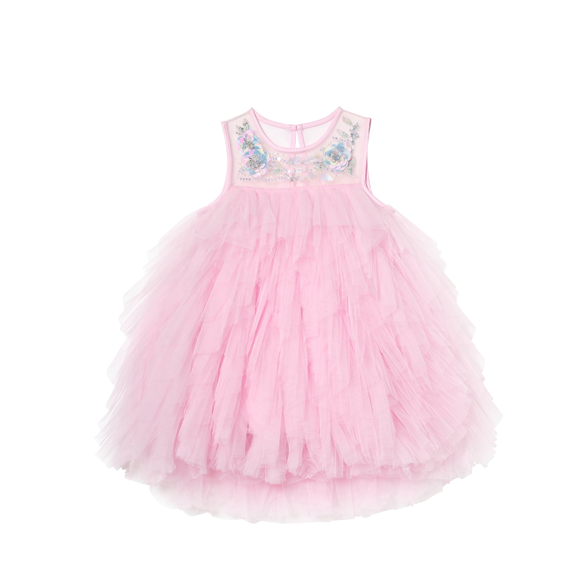 Tutu Du Monde-Girls Iridescent Muse Tulle Dress Pink Perfume