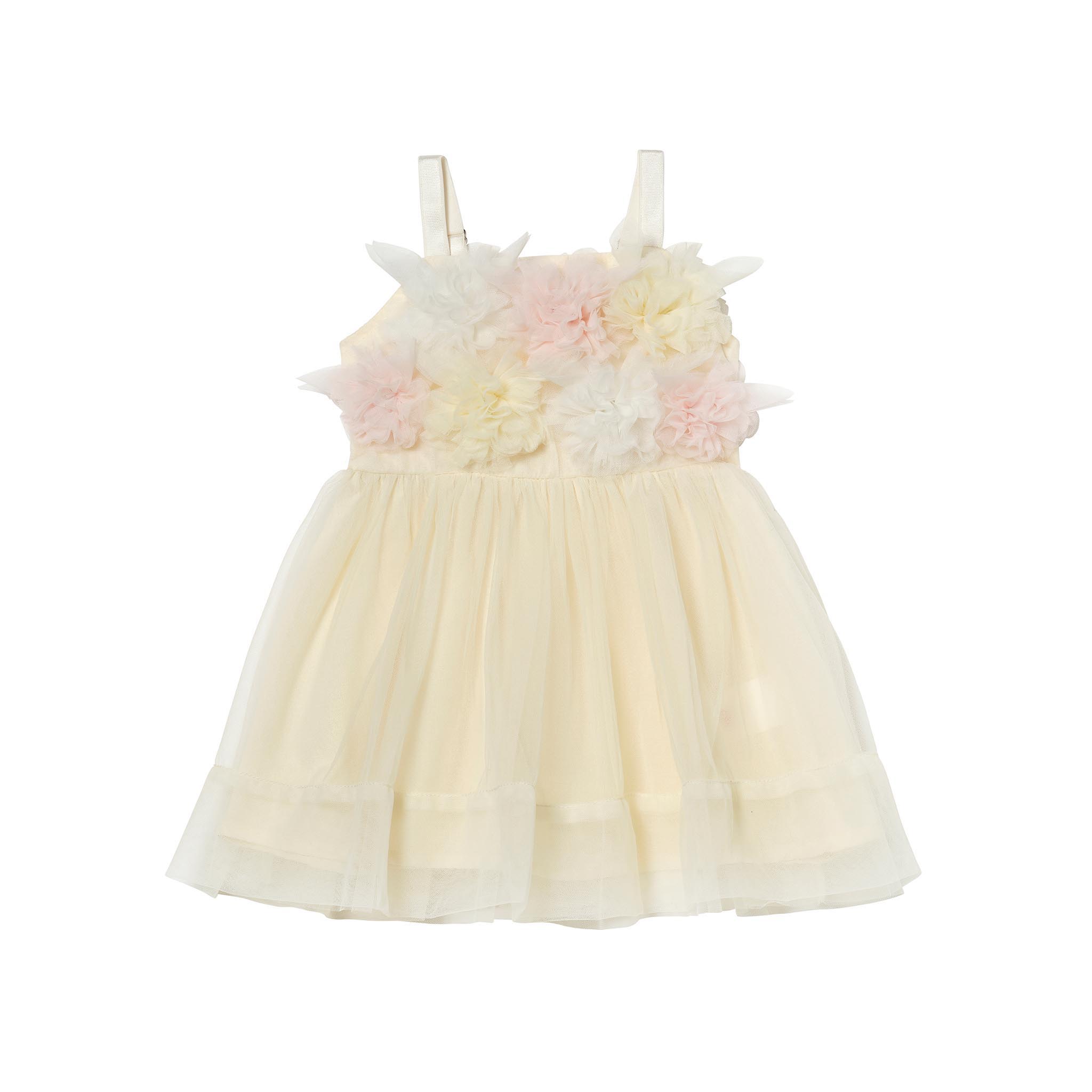 Tutu Du Monde-Bebe Tide Blossom Tulle Dress Daffodil