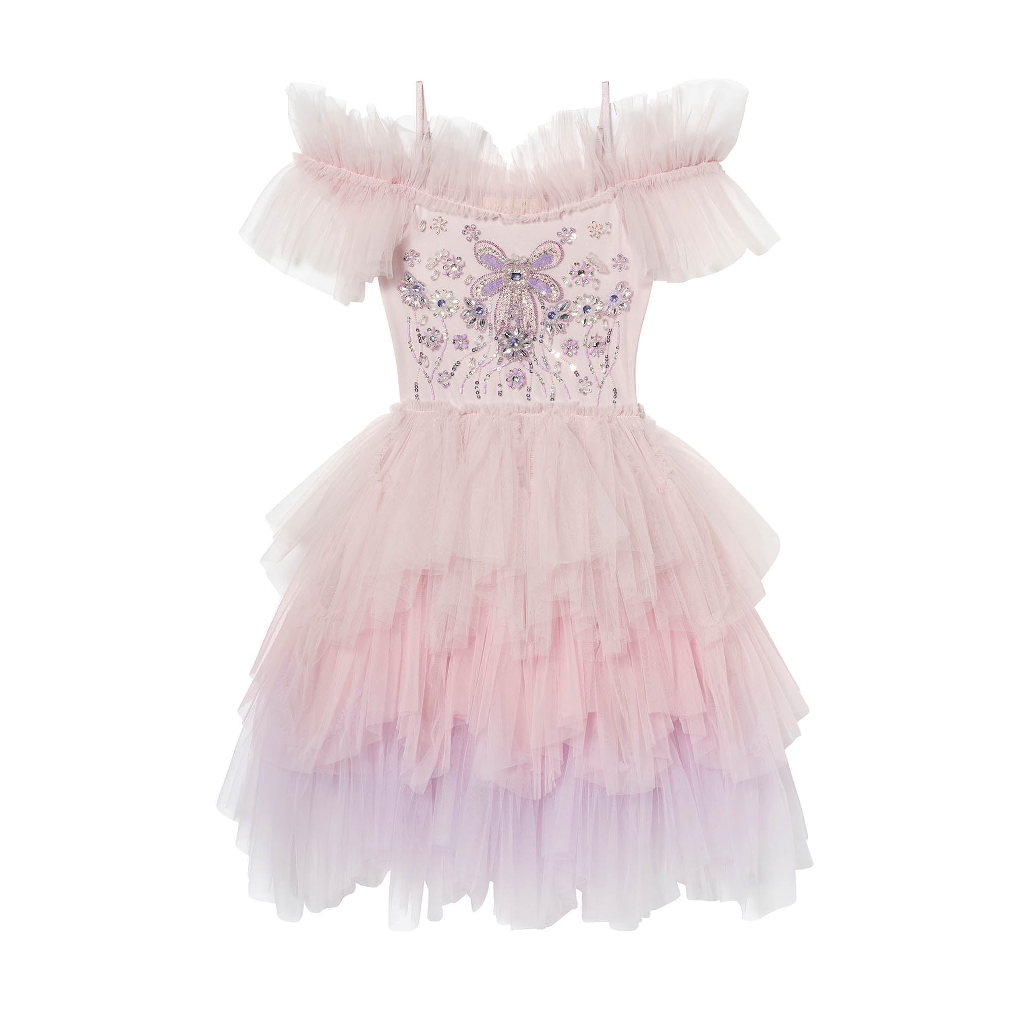 Tutu Du Monde-Girls Lune De Mer Tutu Dress Orchid Ice Mix