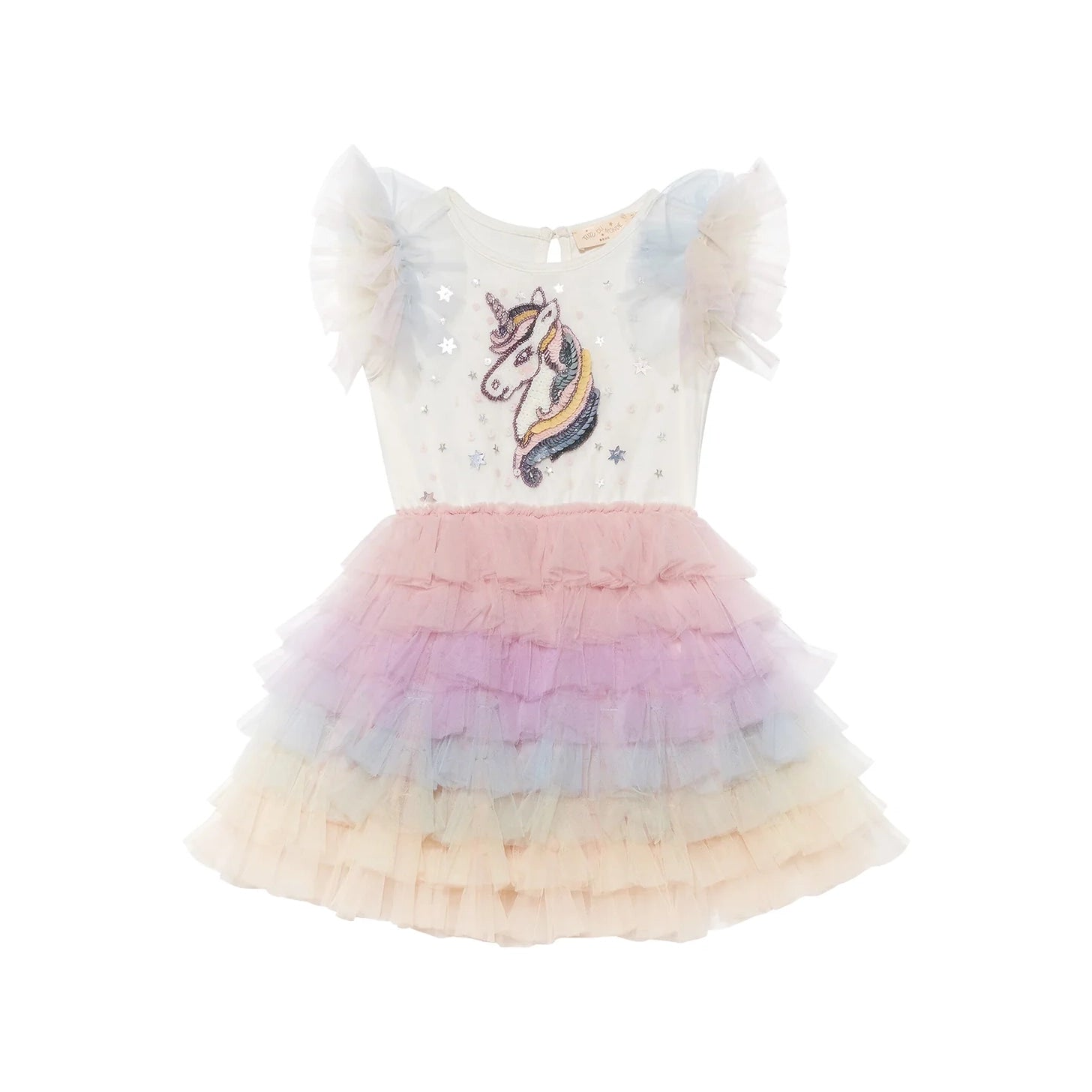 Tutu Du Monde-Bebe Unicorn Twinkle Tutu Dress Milk