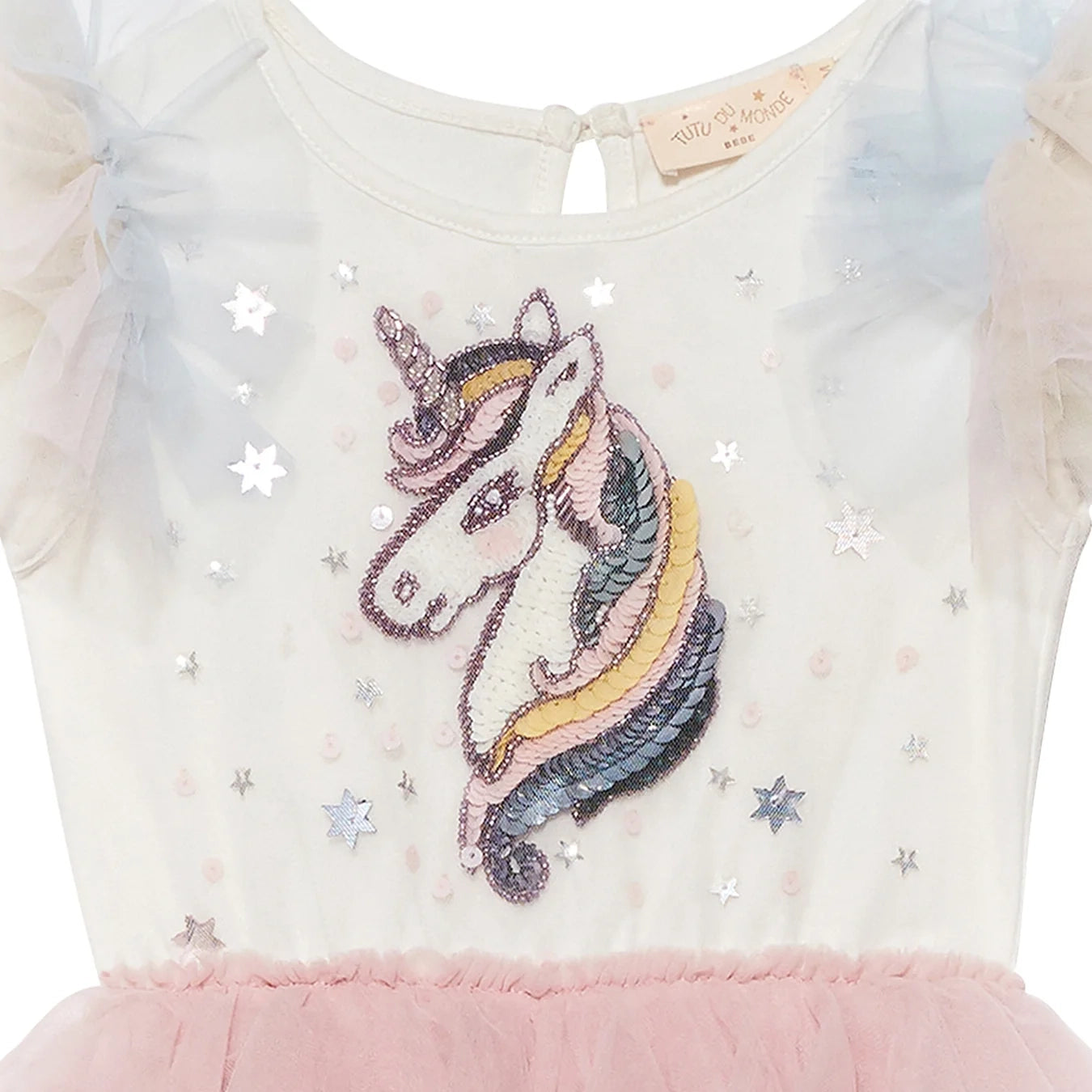 Tutu Du Monde-Bebe Unicorn Twinkle Tutu Dress Milk