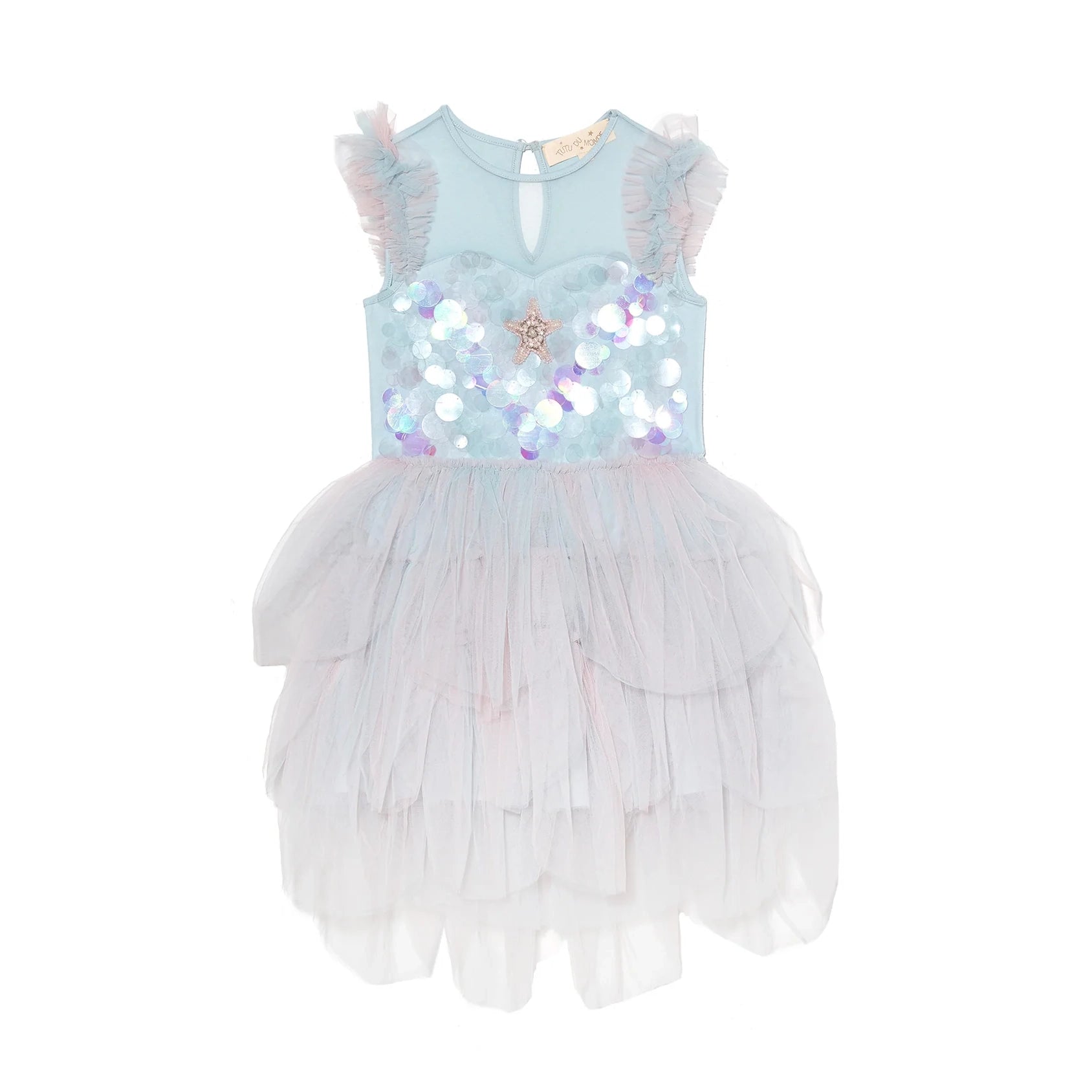 Tutu Du Monde-Mermaid Magic Tutu Dress Shine Blue Mix