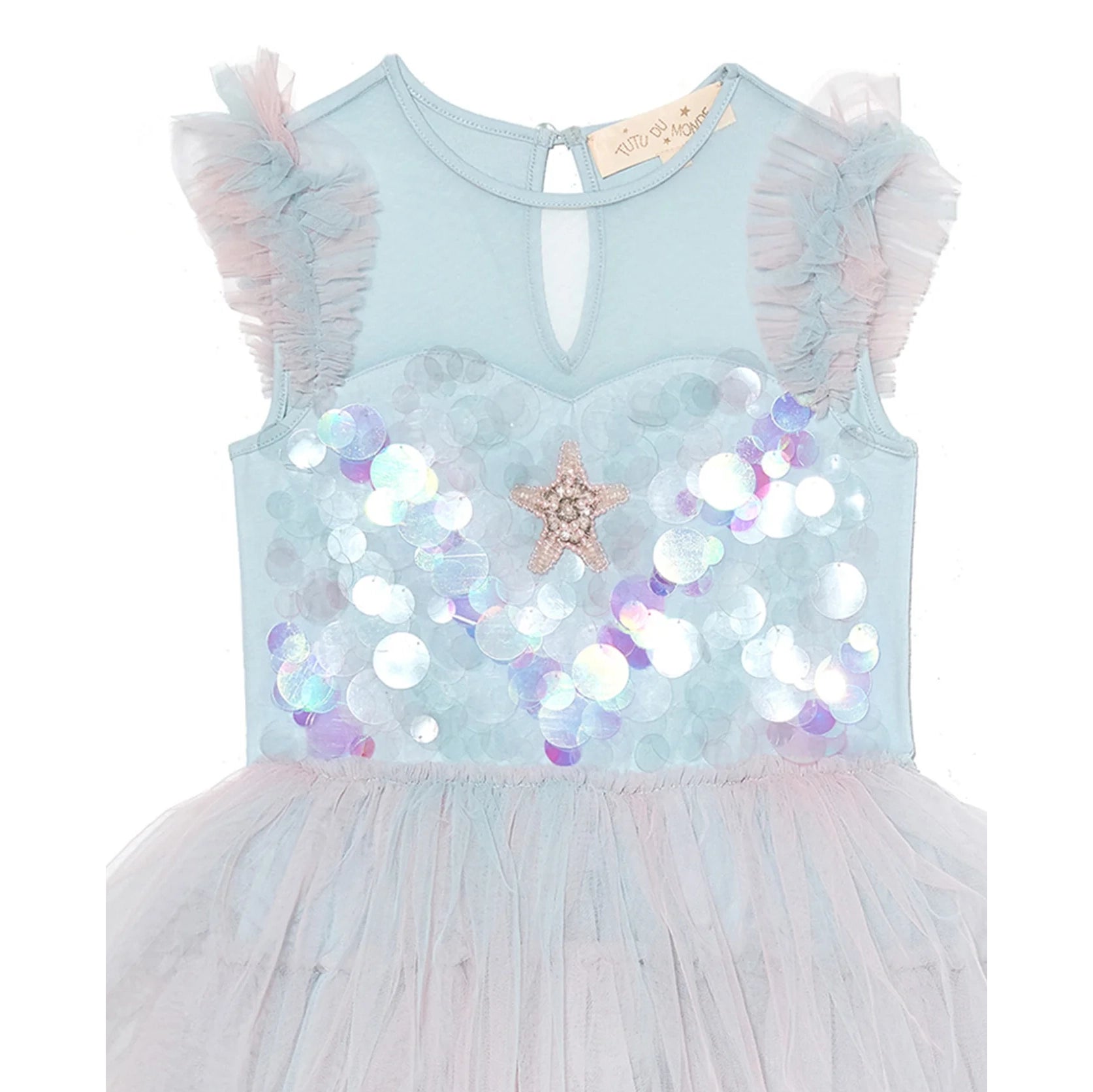 Tutu Du Monde-Mermaid Magic Tutu Dress Shine Blue Mix
