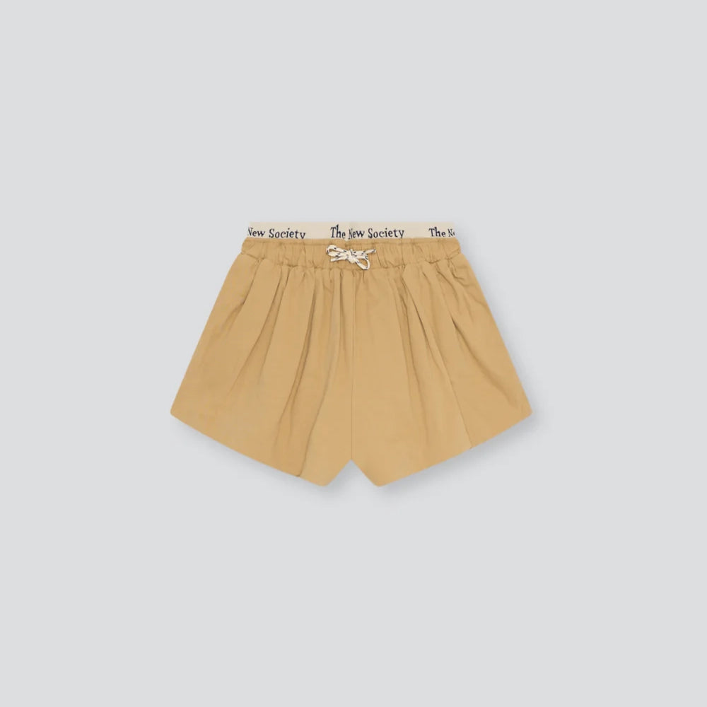 The New Society-Gorse Teen Short Camel Sand