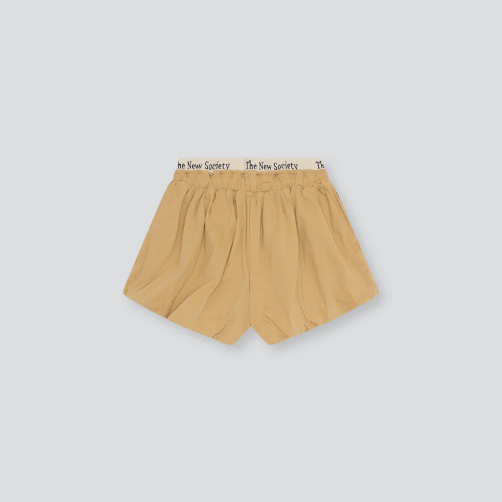 The New Society-Gorse Teen Short Camel Sand