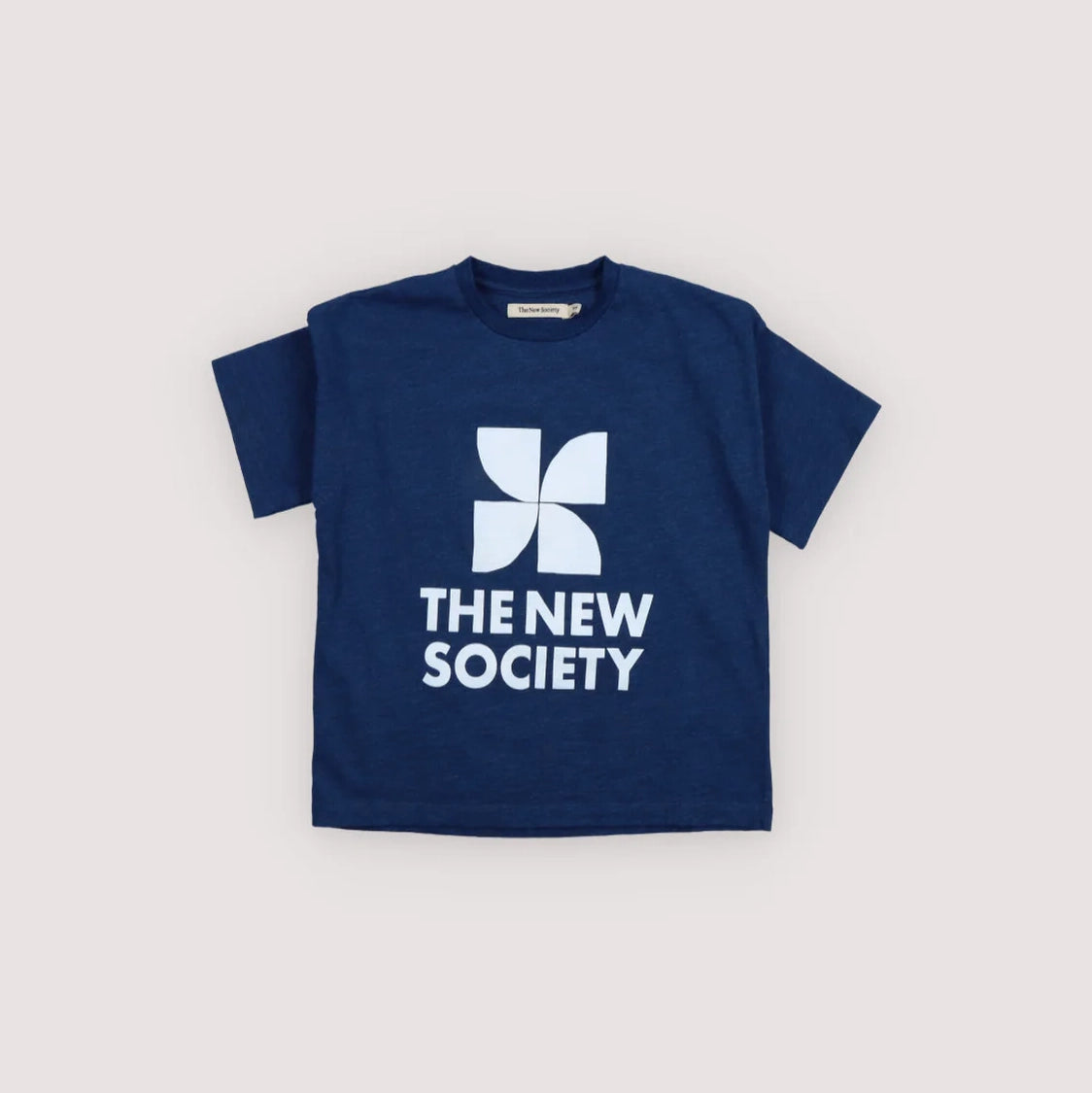 The New Society-TNS Logo T-Shirt Indigo Denim