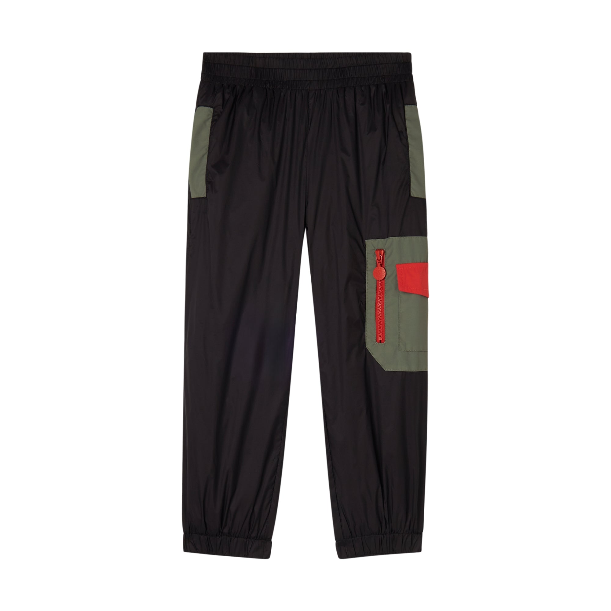 Stella McCartney Kids-Boy Light Poly Pants With Pocket Details Black