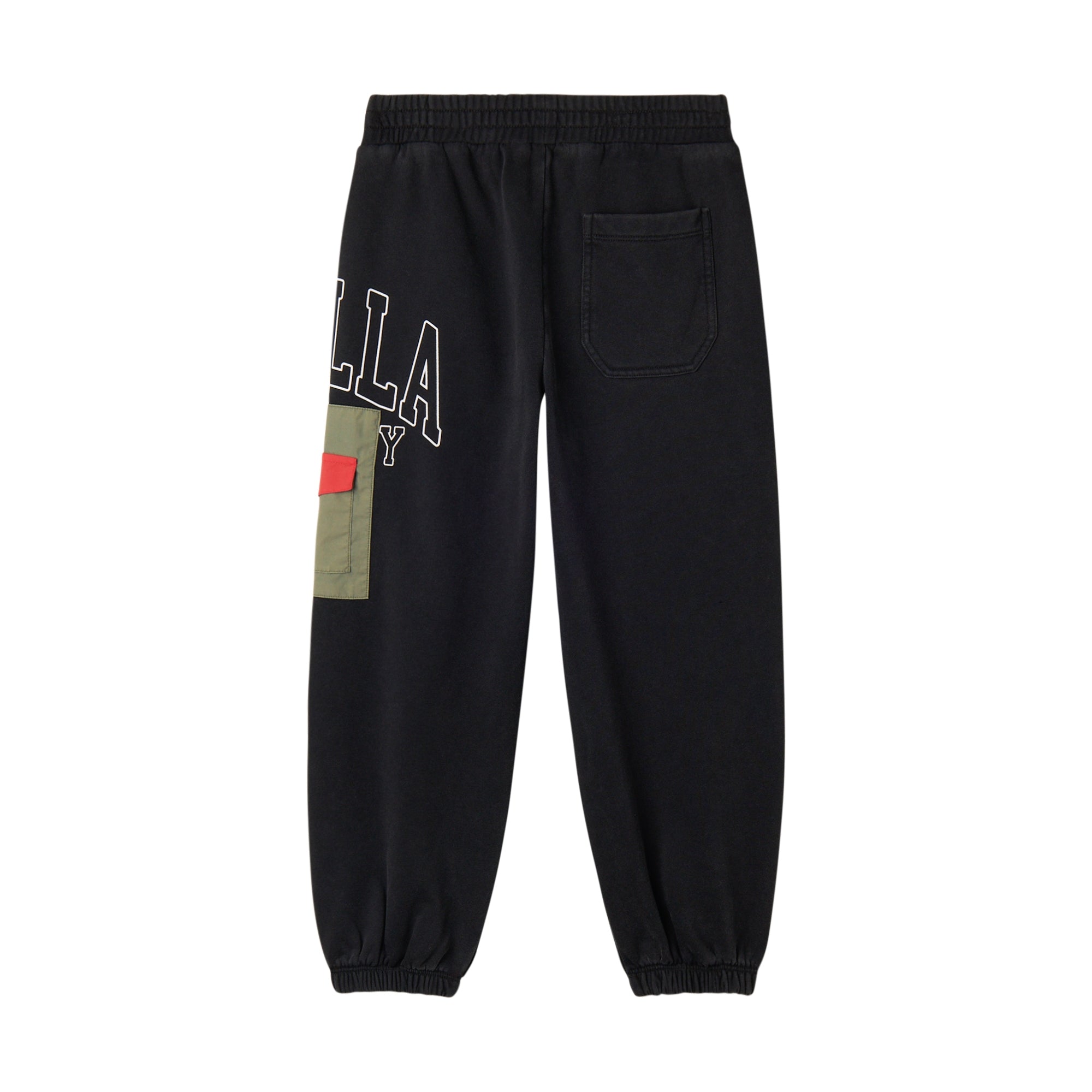 Stella McCartney Kids-Boy Joggers With Stella Logo Print And Pocket Black