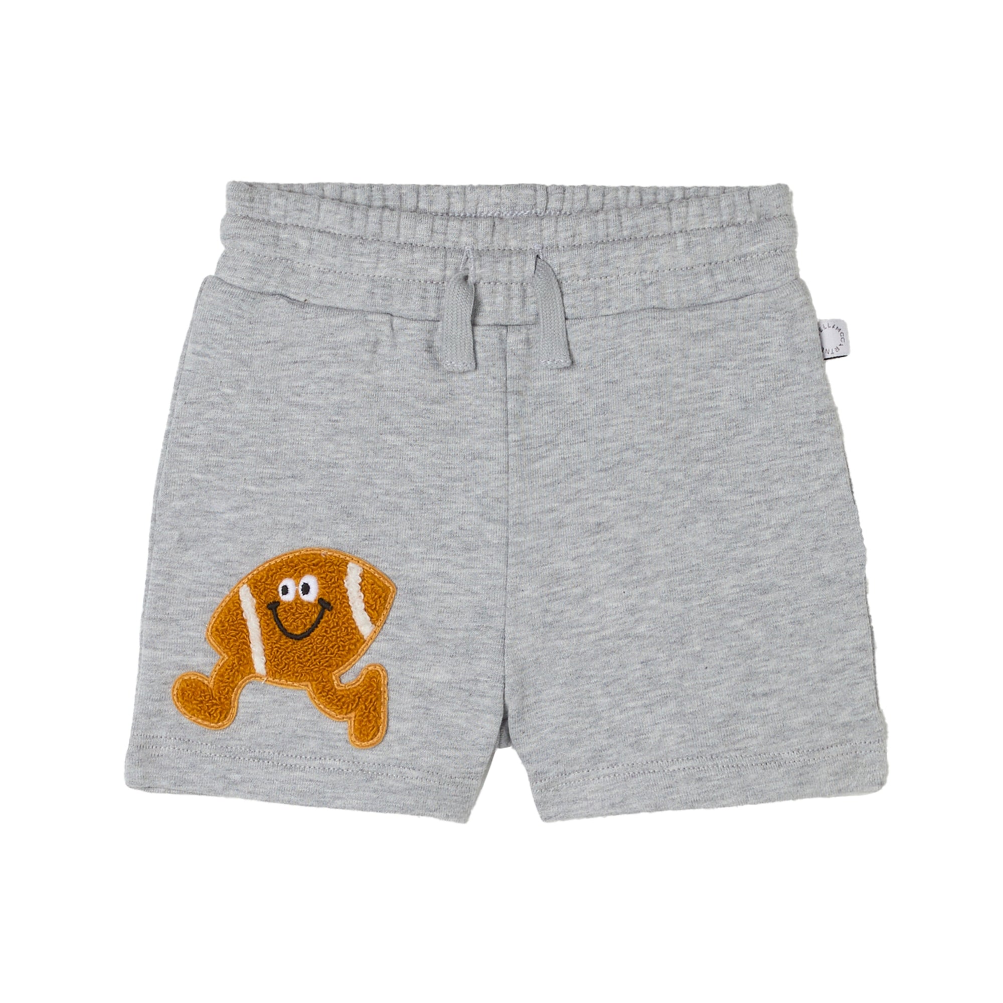 Stella McCartney Kids-Baby Boy Fleece Shorts With Football Patch