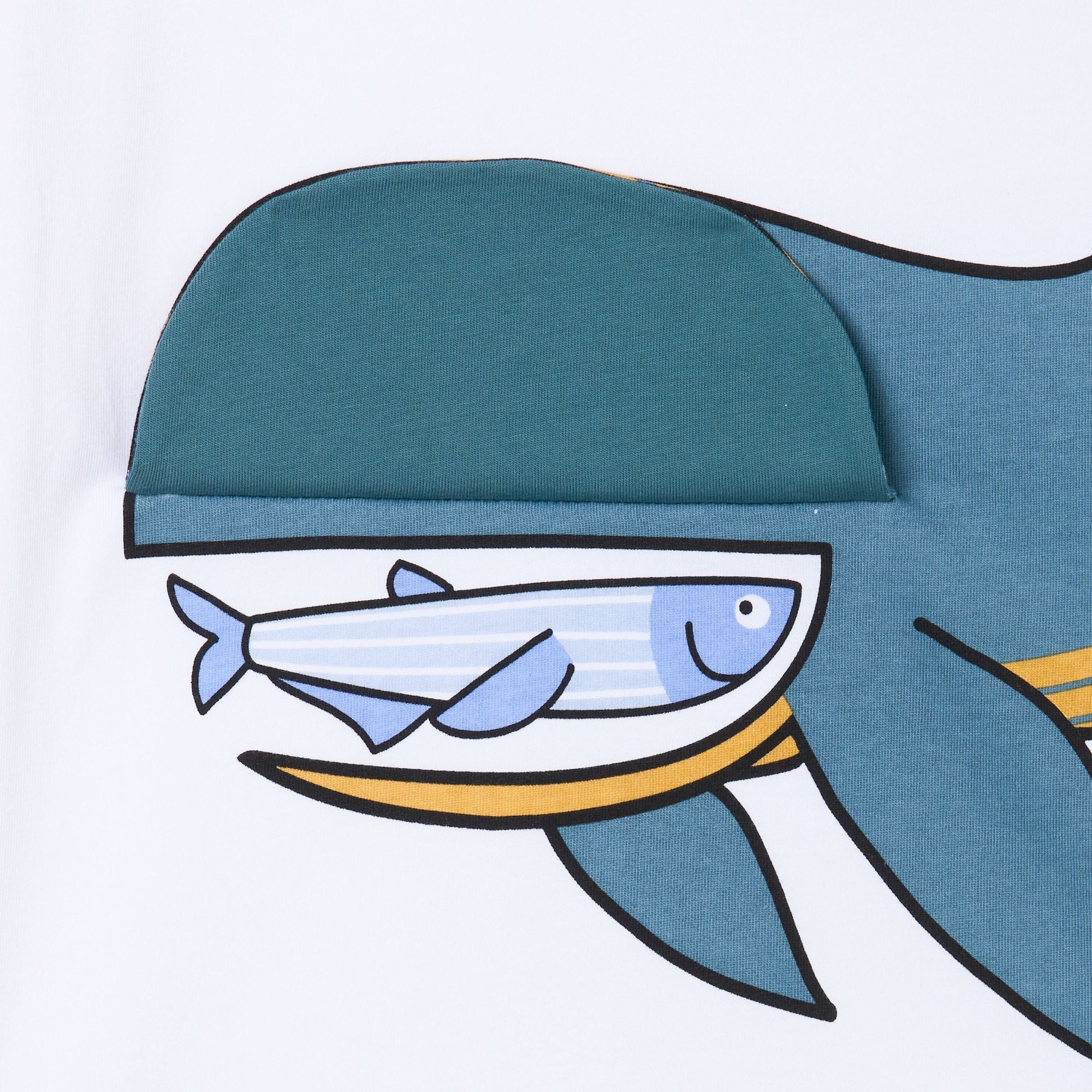Stella McCartney Kids-Boy Ss T-Shirt With Whale Graphic
