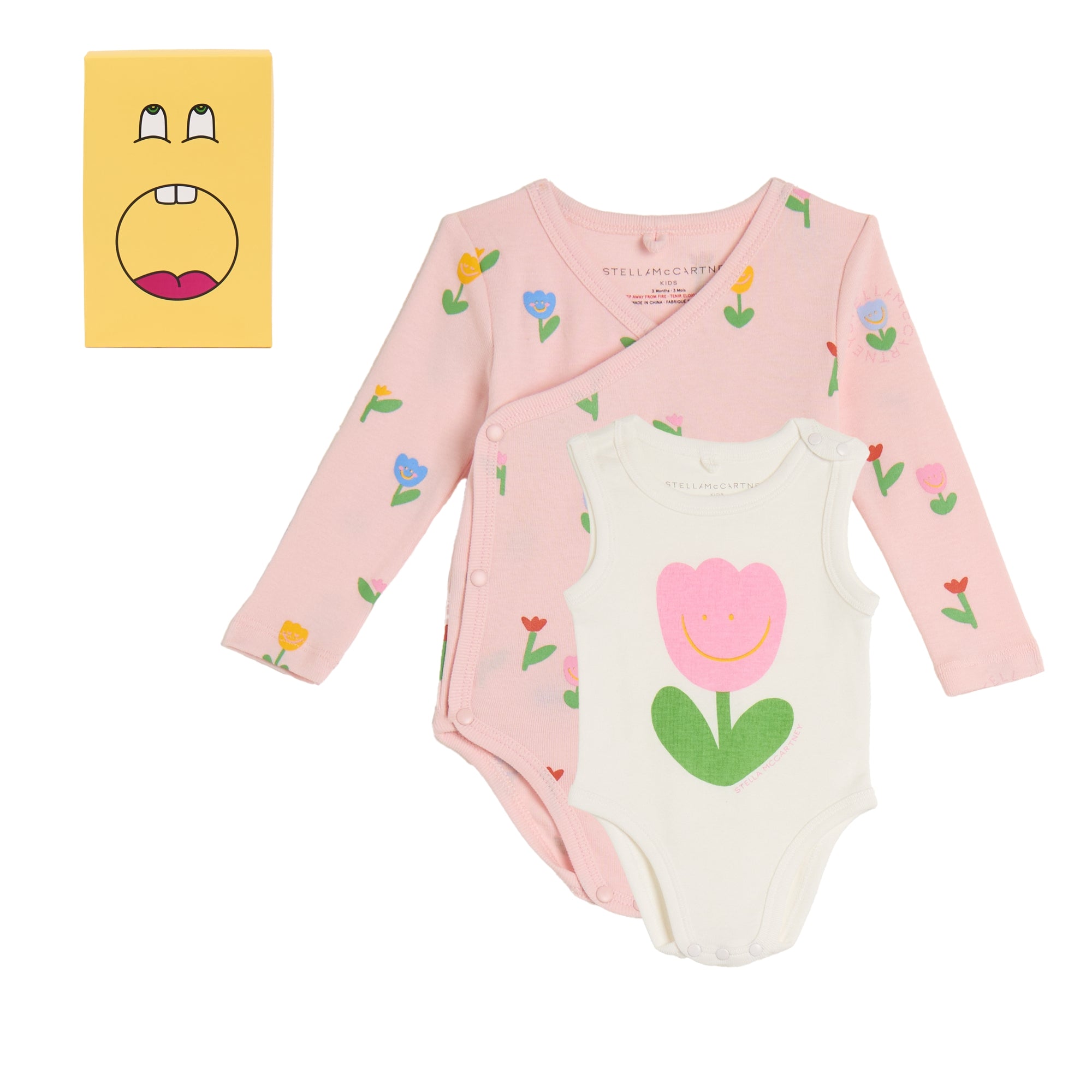 Stella McCartney Kids-Baby Girl 2PC Set Floral Bodysuits