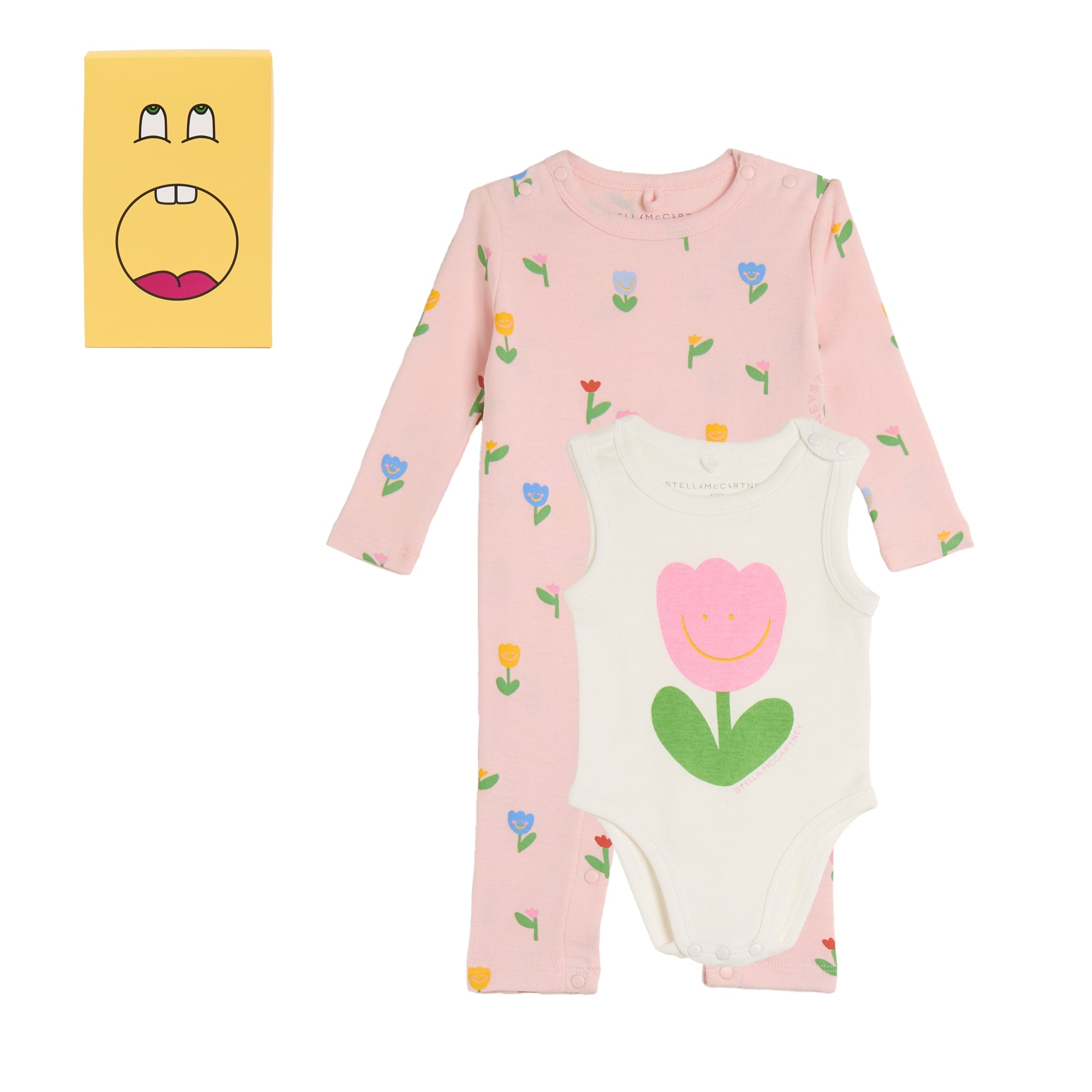 Stella McCartney Kids-Baby Girl 2PC Set Floral Romper And Bodysuit