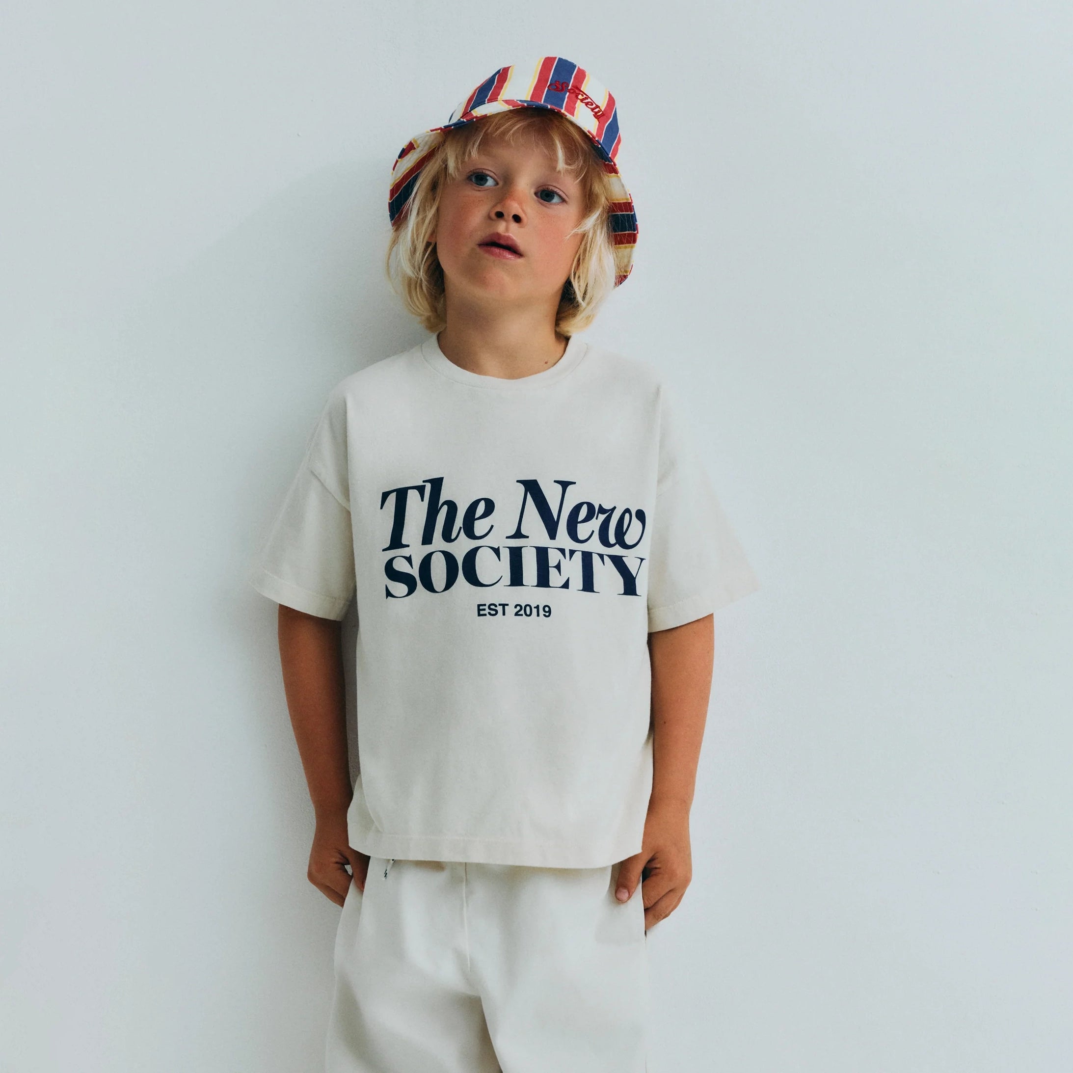 The New Society-Bonsai T-Shirt Ecru