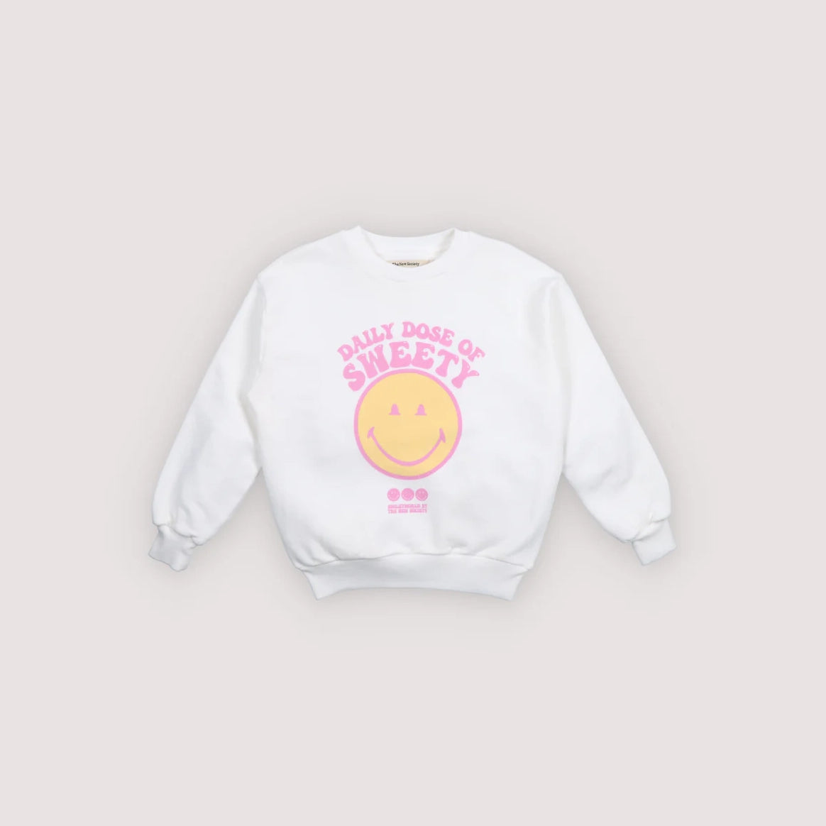 The New Society-Smiley Sweatshirt Smiley Pure Cloud