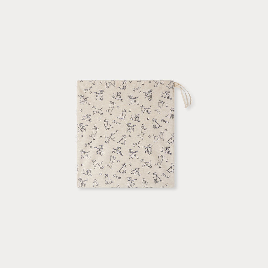 Bonpoint-Planet two-piece organic cotton pajamas