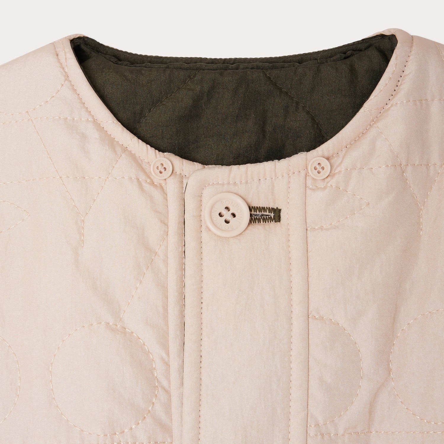 Bonpoint-Reversible quilted jersey down jacket