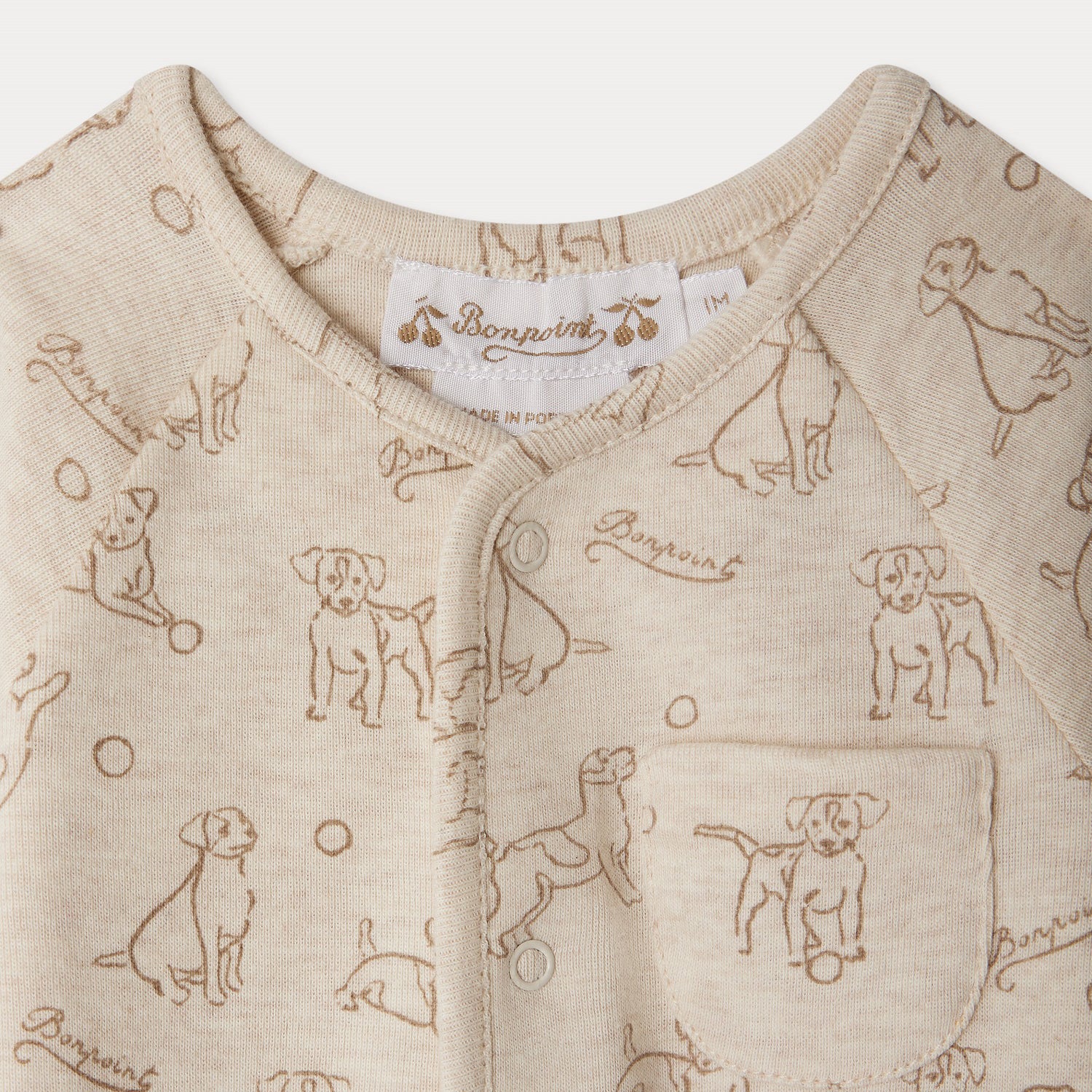 Bonpoint-PYJAMA GEORGET IM BEIGE