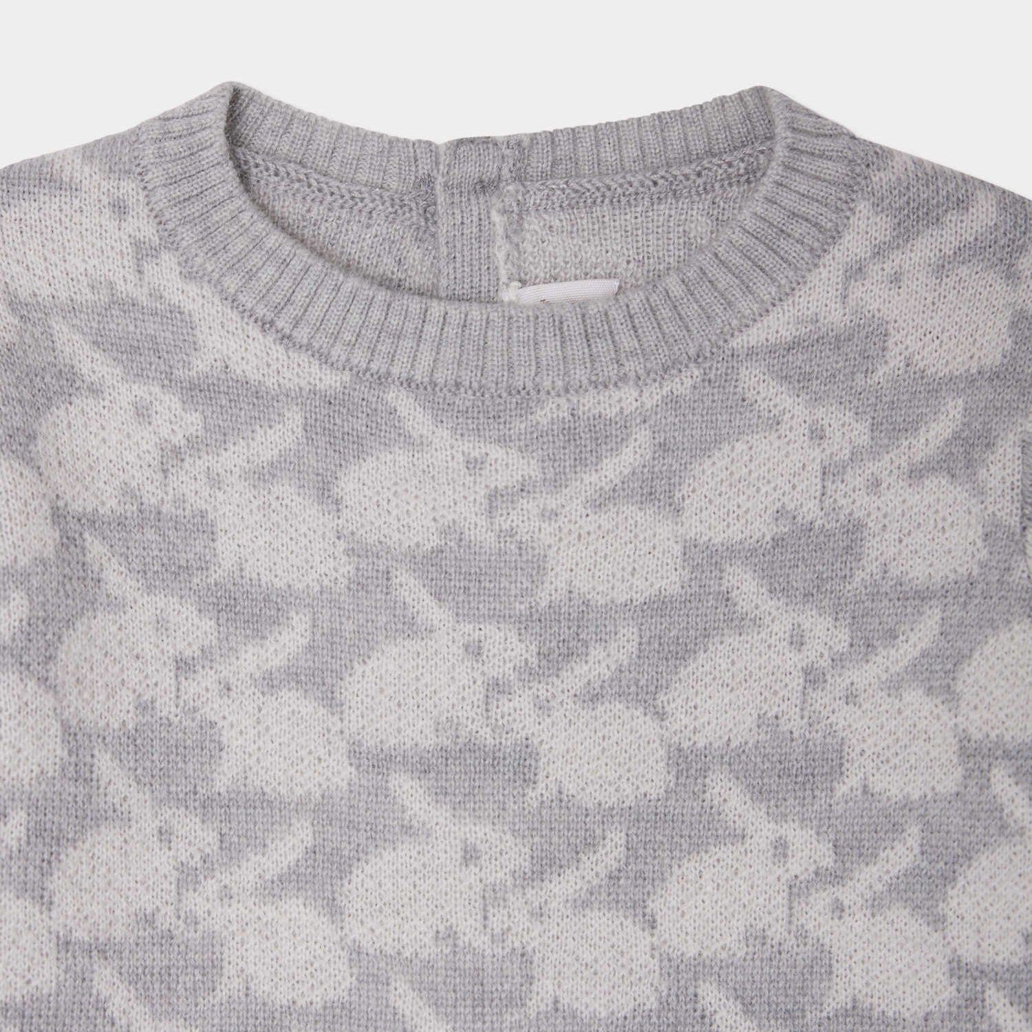 Bonpoint-Tilouana jumpsuit with wool rabbits