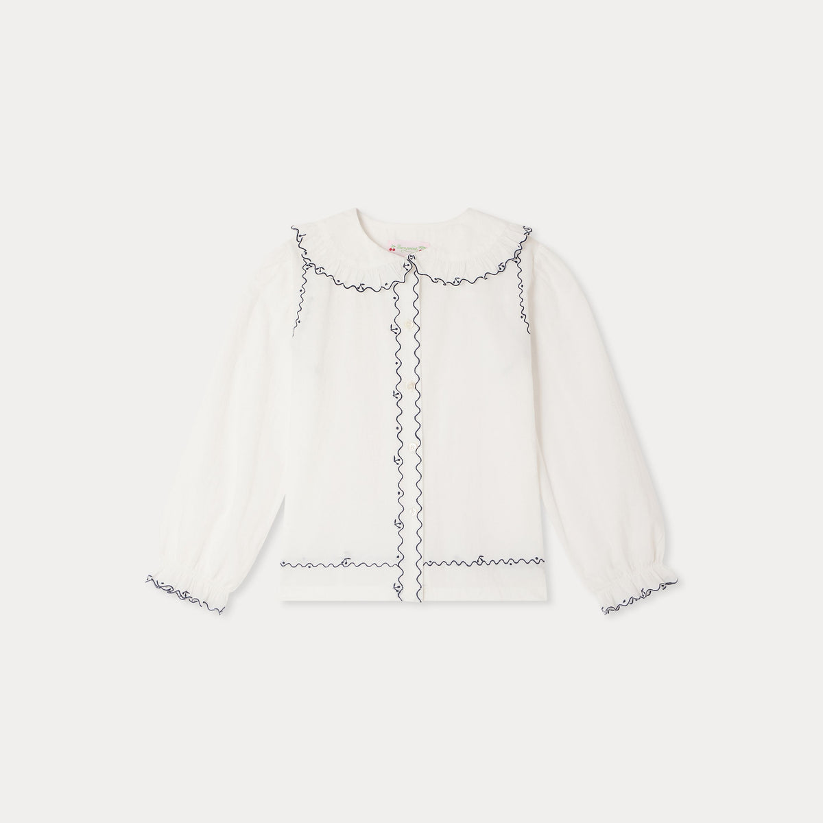 Bonpoint-Blouse Maneke Upb Blanc Lait