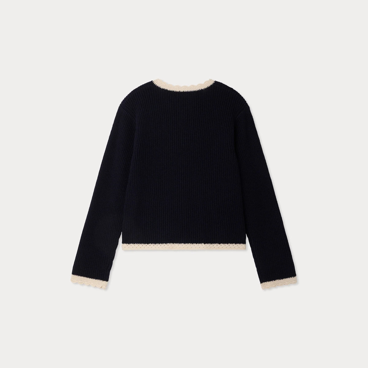Bonpoint-Cardigan Marlys G-Up Marine