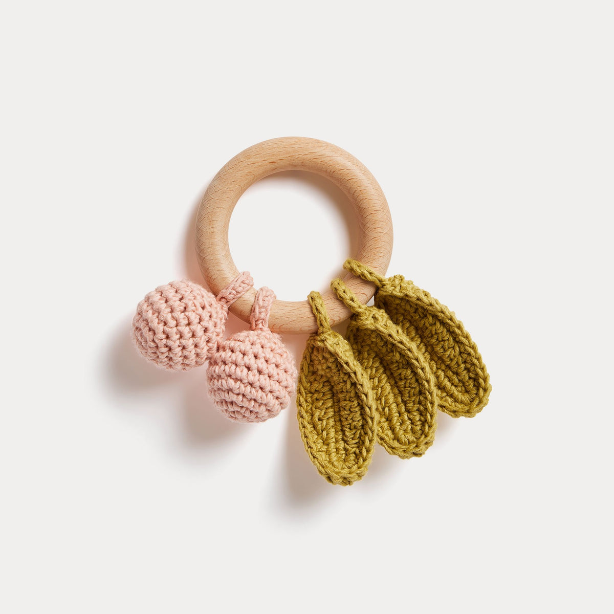 Bonpoint-Hochet Becherrymini Rose Poudre