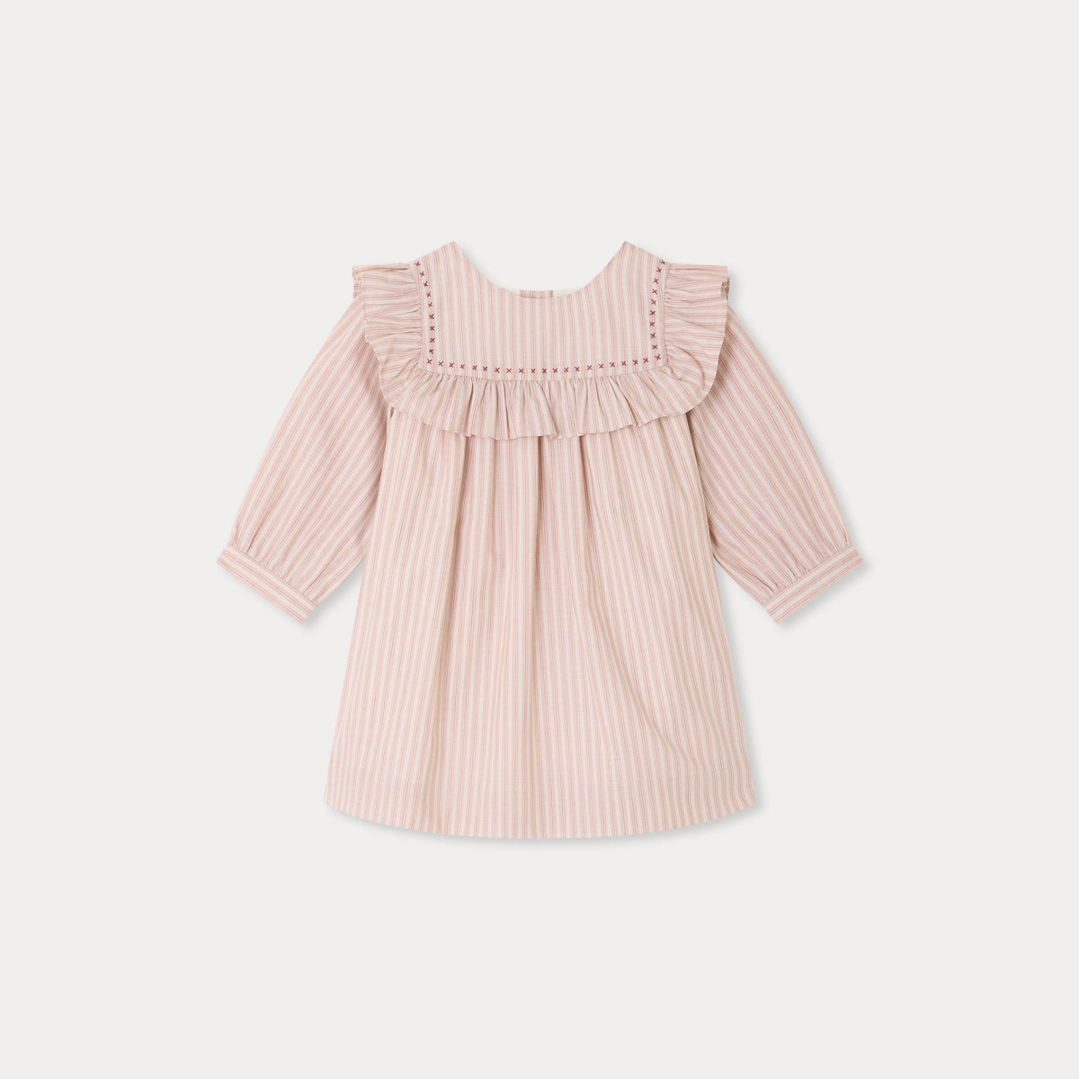 Bonpoint-Bebe Robe Meiki Ra Ecru