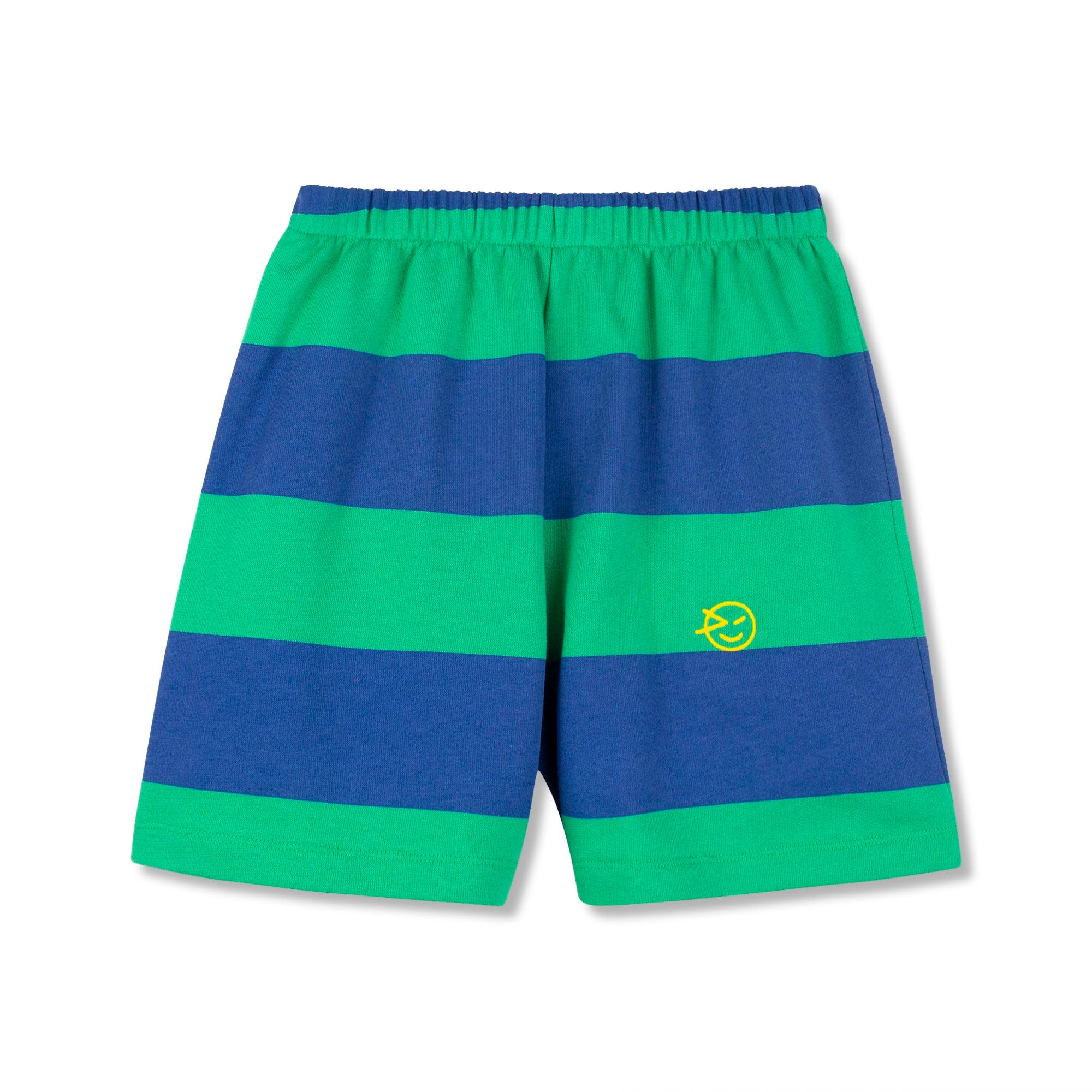Wynken-Parasol Short Organic Cotton Parasol Green Stripe