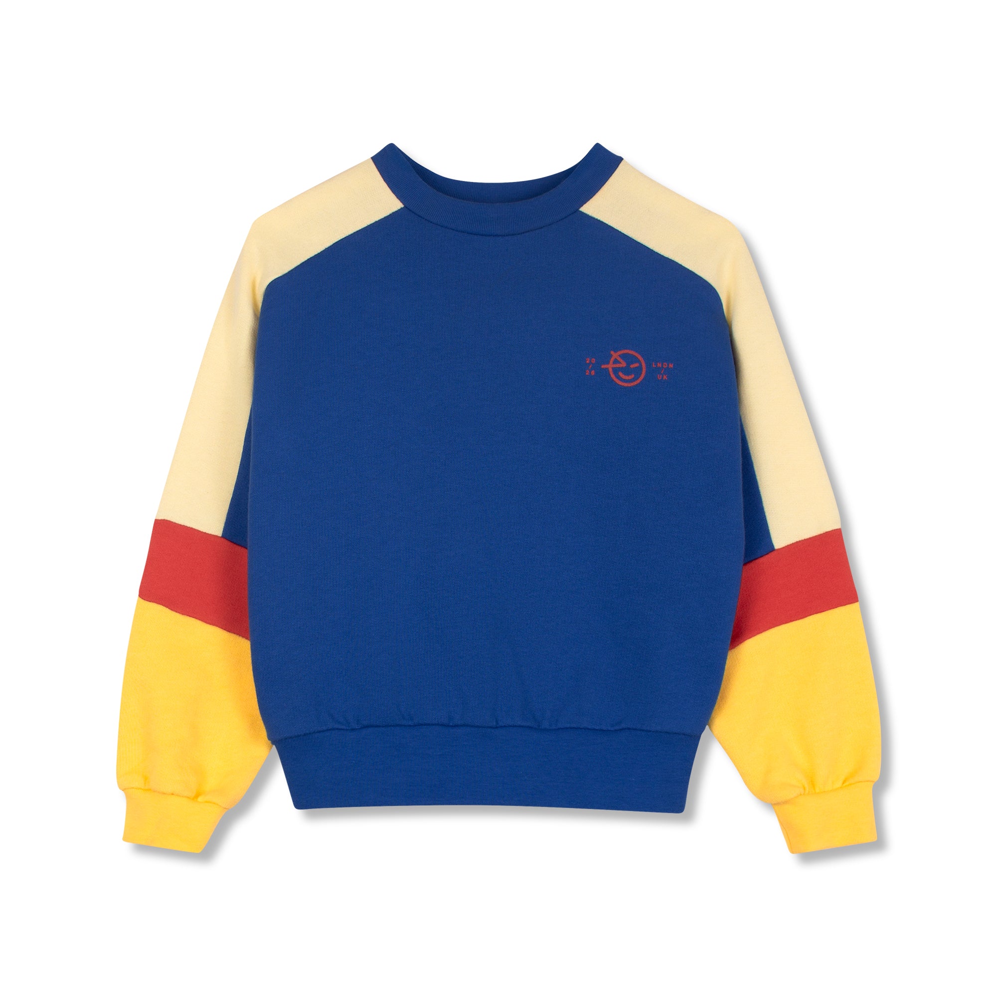 Wynken-Good Morning Sweat Organic Cotton Artists Blue / Lemon