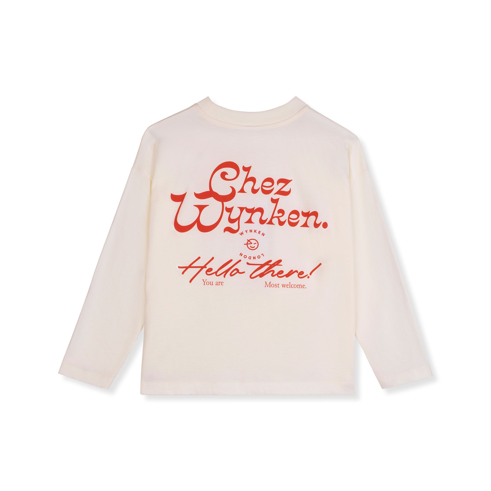 Wynken-Twk Long Sleeve Tee Organic Cotton Ecru