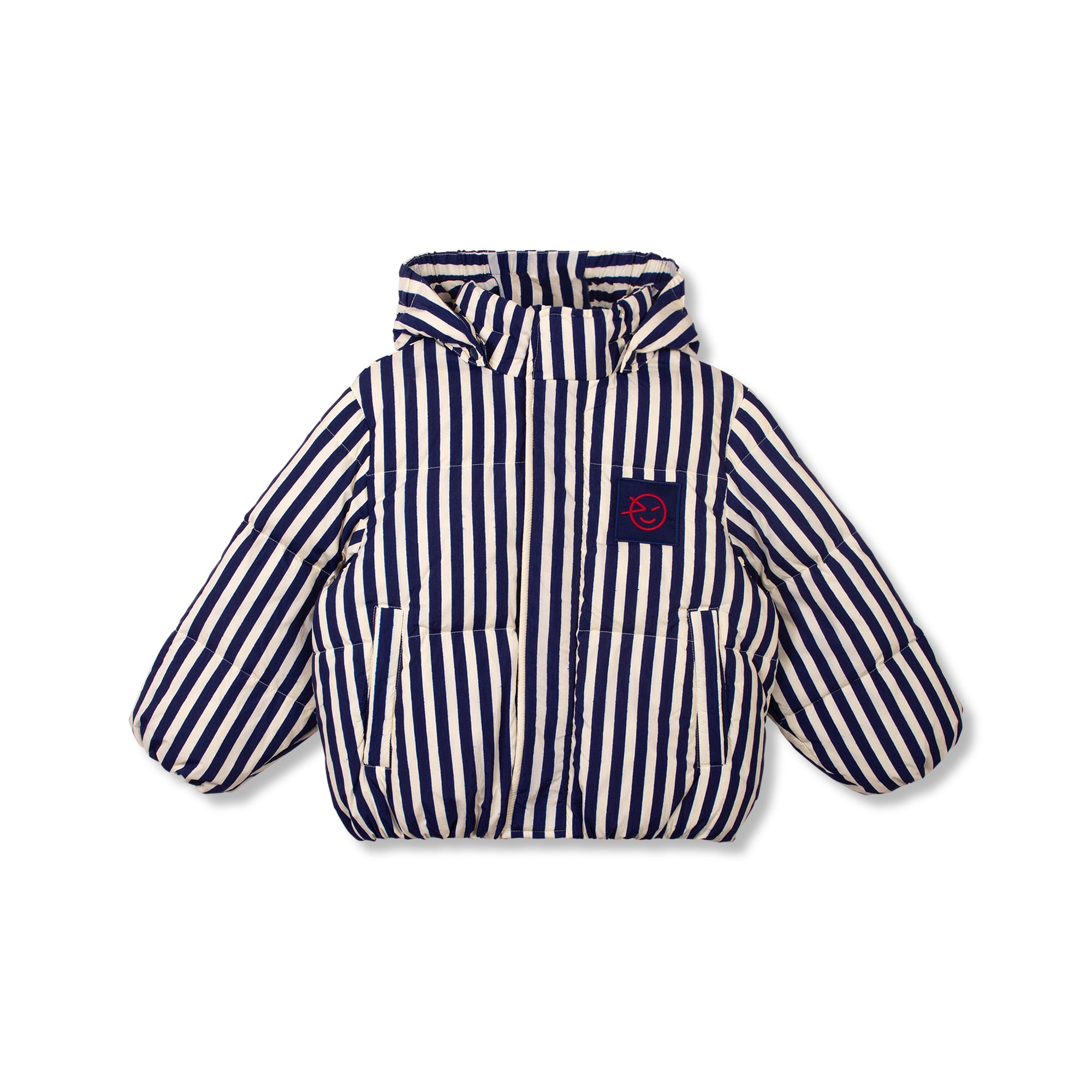 Wynken-Kids Burletta Coat Navy Stripe