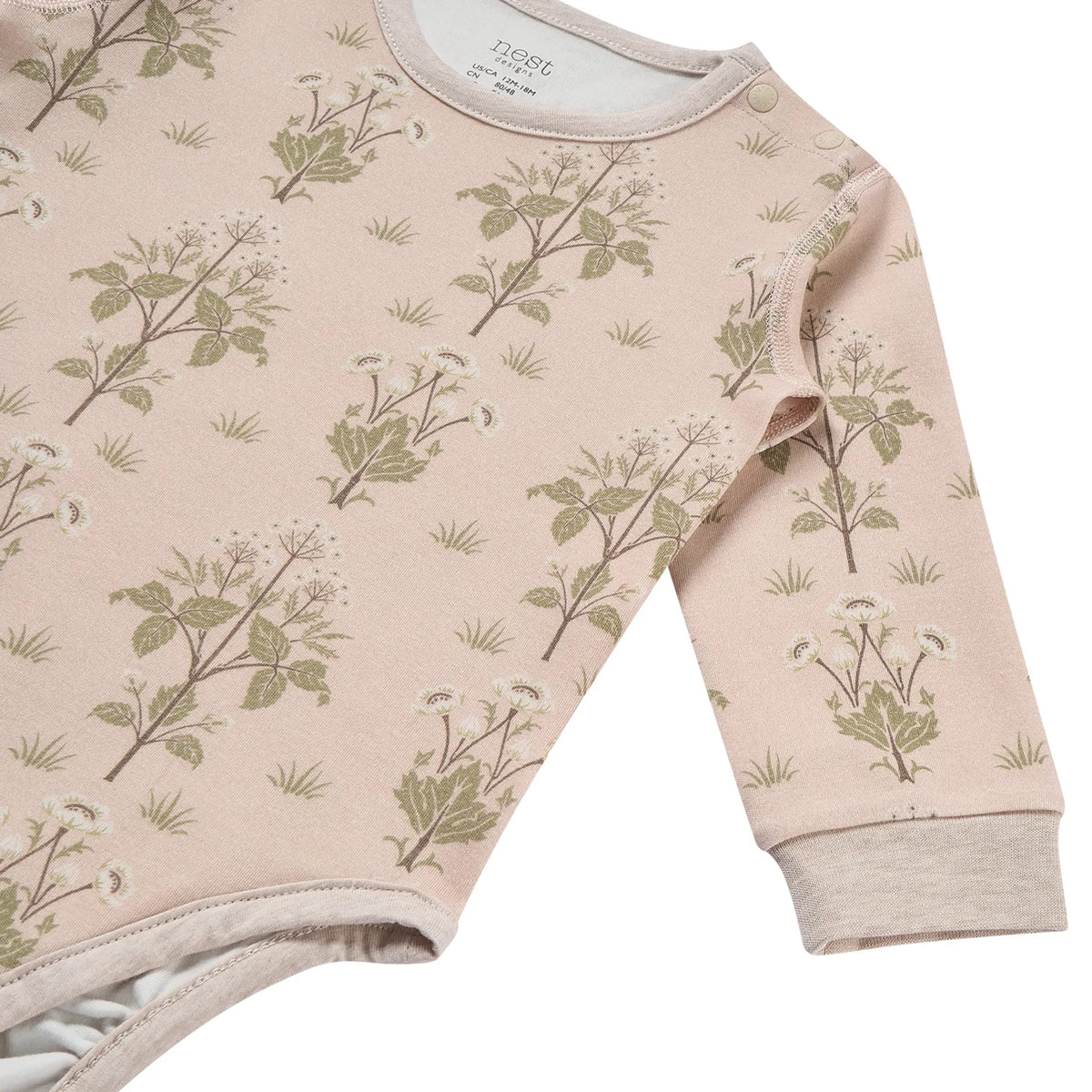 Nest Designs-Long Sleeve Onesie Meadow Sweet