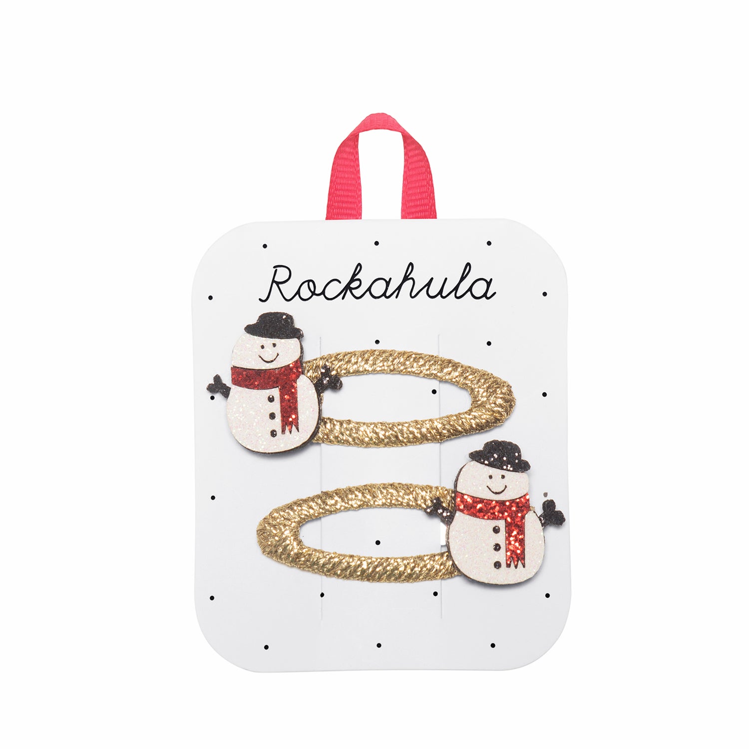 Rockahula-Snowman Glitter Clips