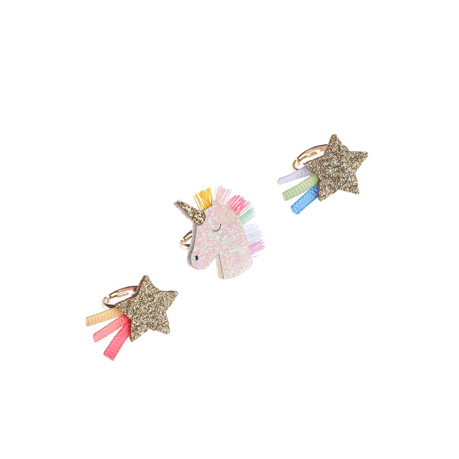 Rockahula-Rainbow Unicorn Ring Set