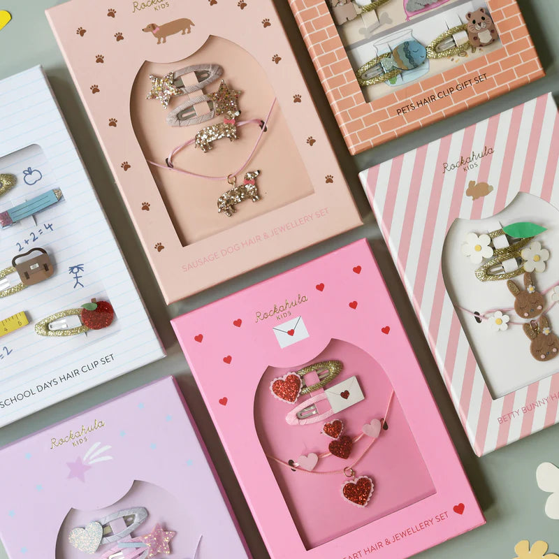 Rockahula Kids-Love Hearts Hair and Jewellery Set