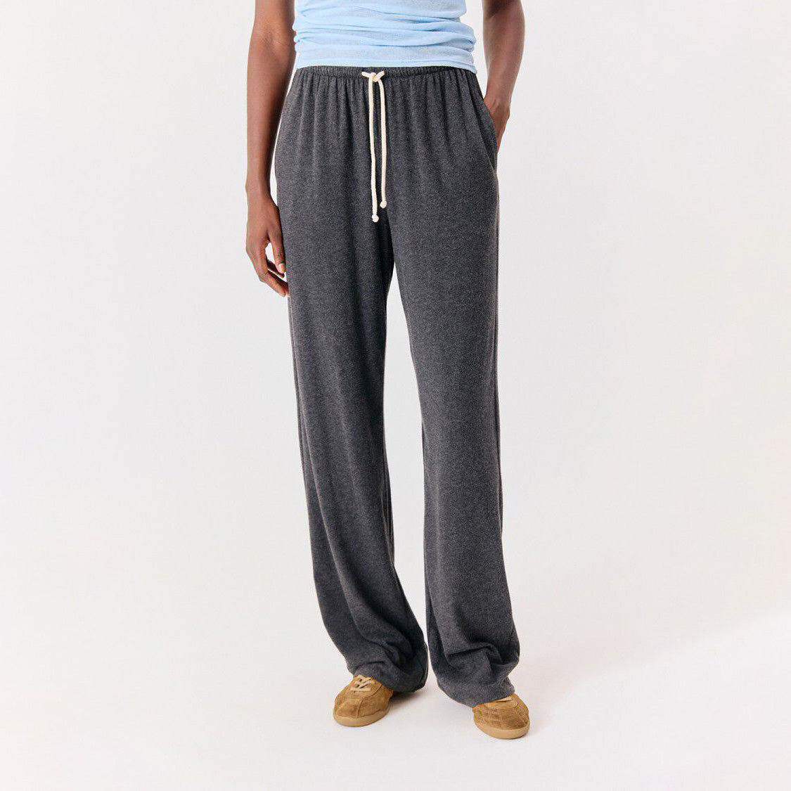 American Vintage-Women Jogging Ample Ypawood Carbone Chine