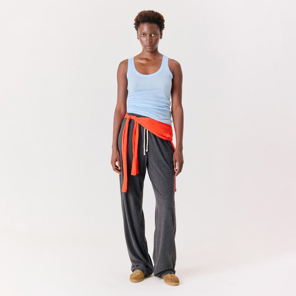 American Vintage-Women Jogging Ample Ypawood Carbone Chine