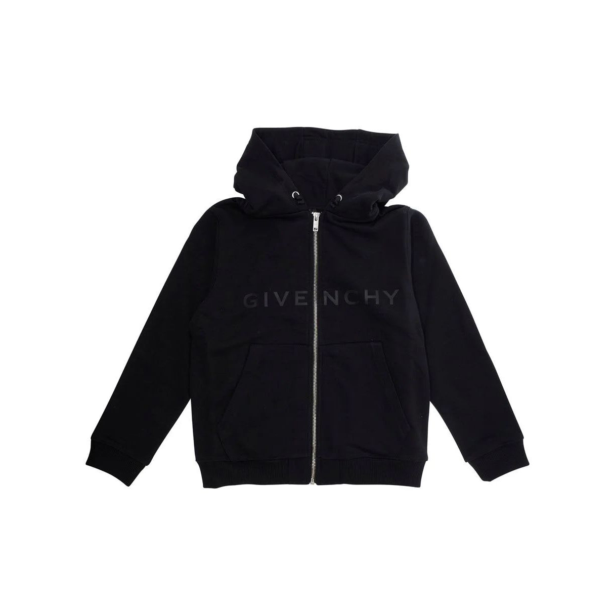 Givenchy-Hooded Cardigan Black