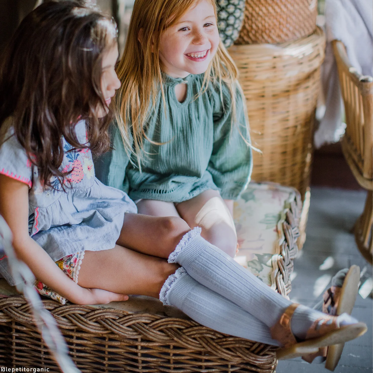 Collégien-Céleste Newborn Kneehigh Socks Doux Agneaux