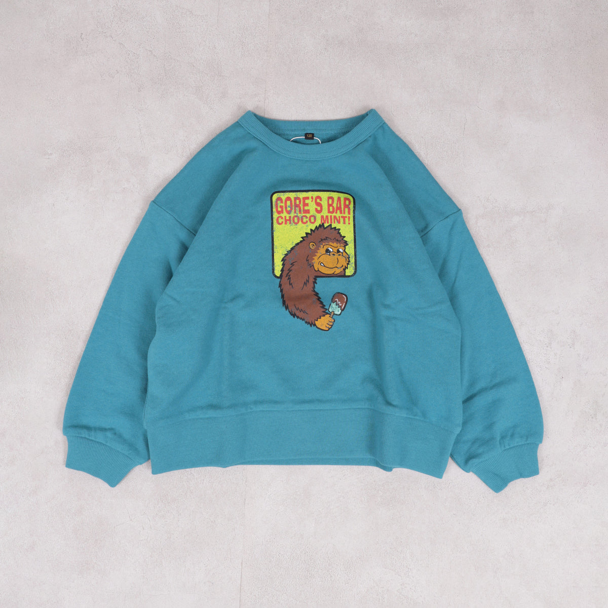 Markey's-Print Crew Neck Sweatshirt Emerald